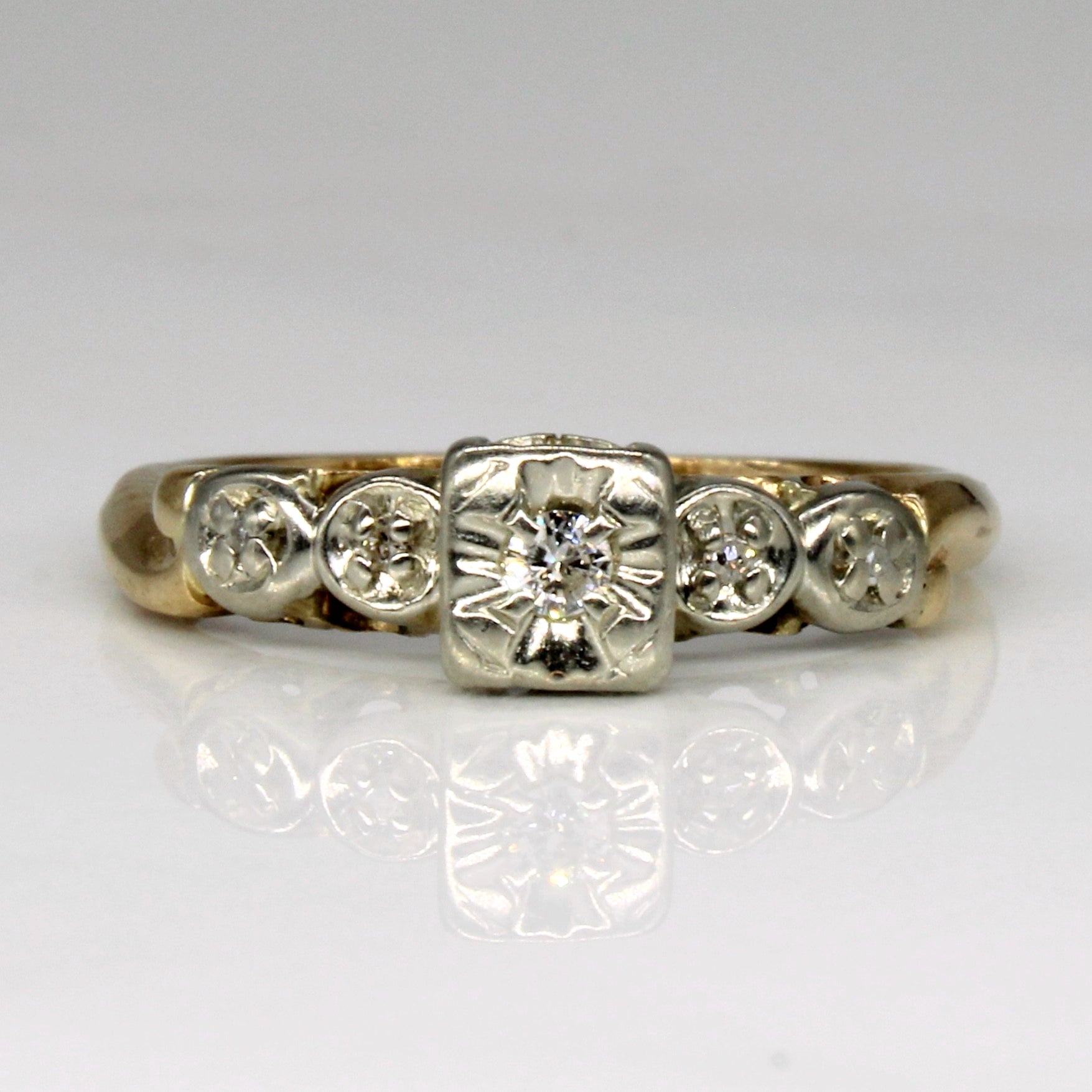 Diamond Five Stone Ring | 0.06ctw | SZ 6.5 |