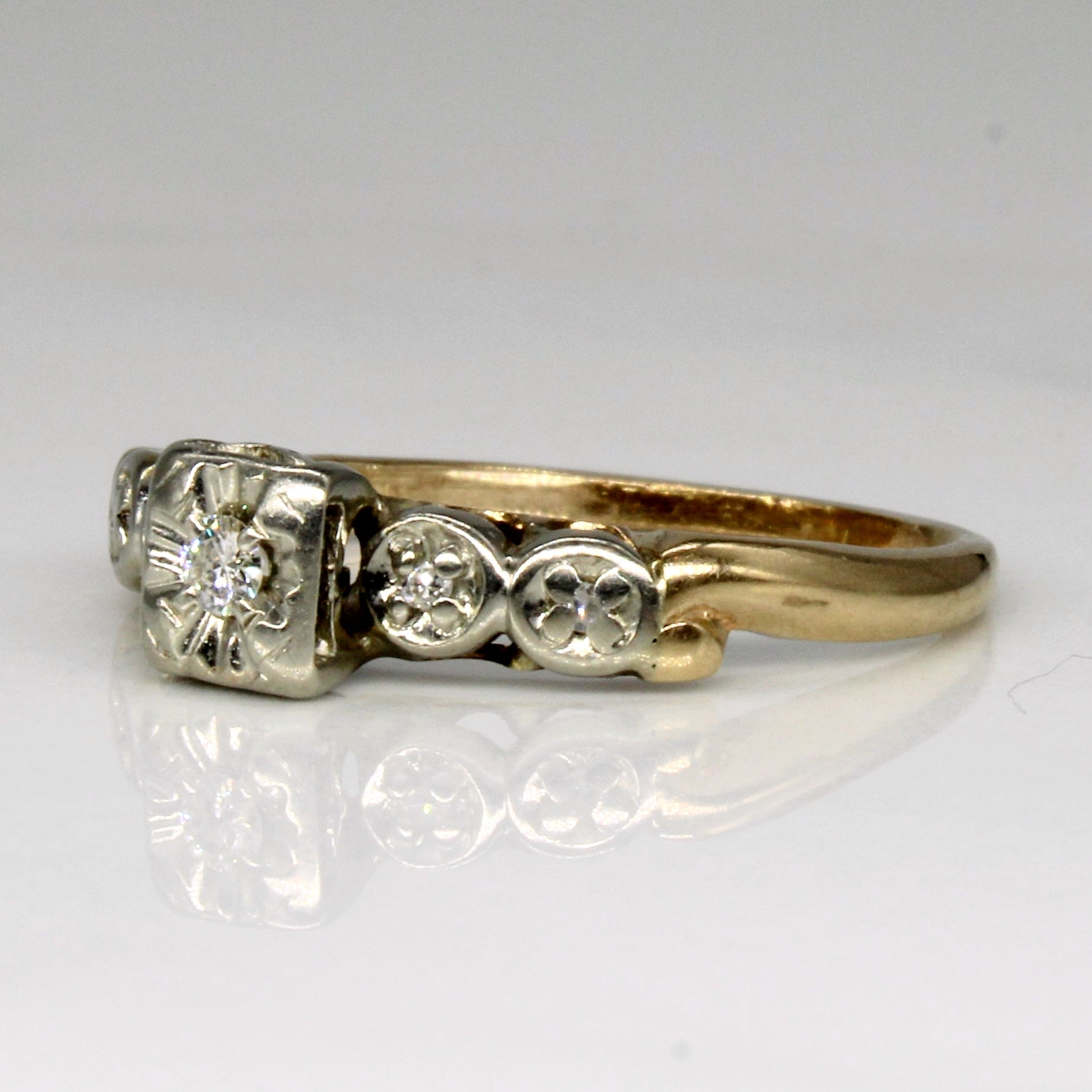 Diamond Five Stone Ring | 0.06ctw | SZ 6.5 |