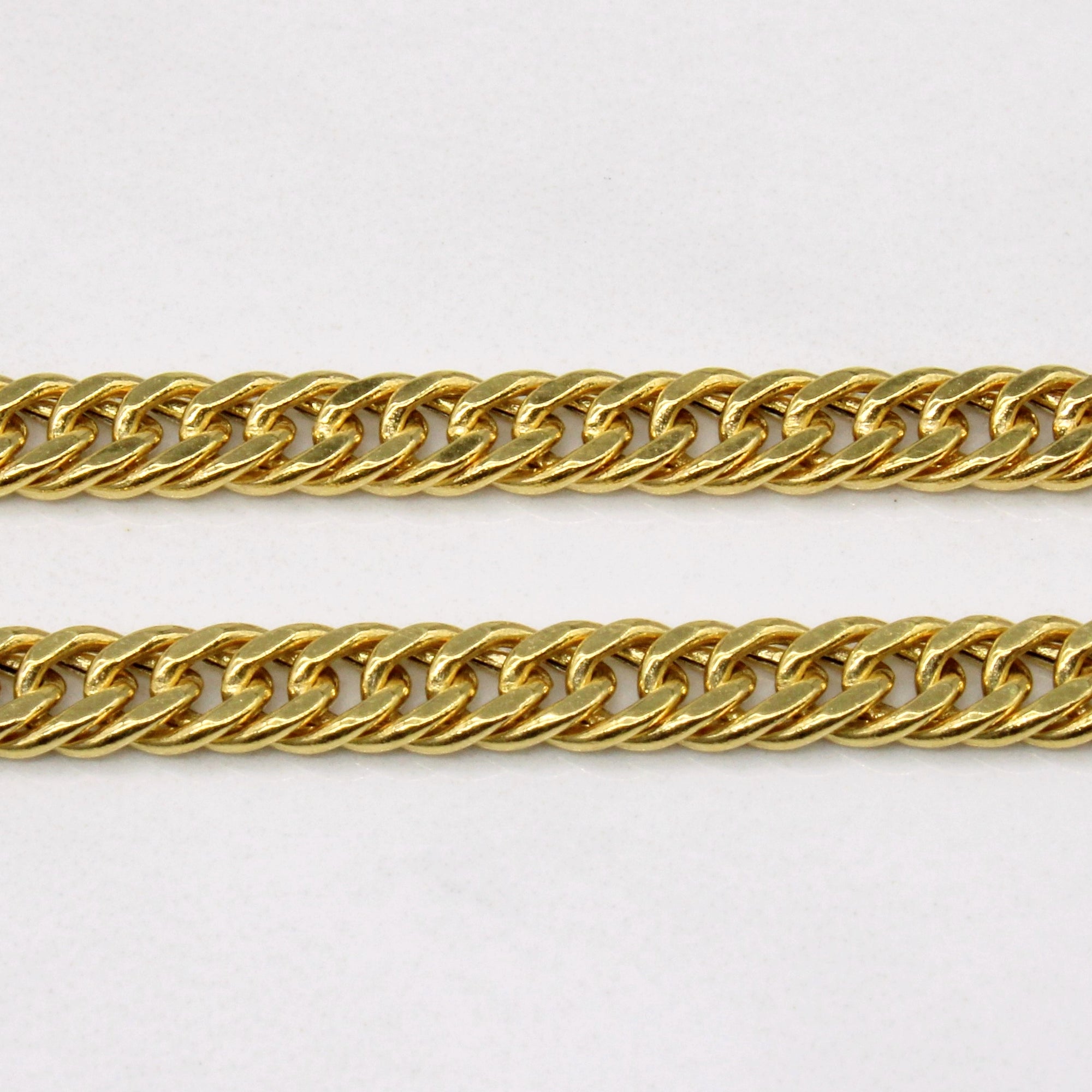 18k Yellow Gold Cuban Link Chain 20" 100 Ways
