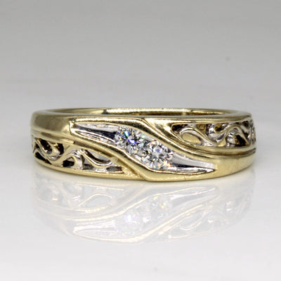 Diamond Waterfall Ring | 0.22ctw | SZ 9 |