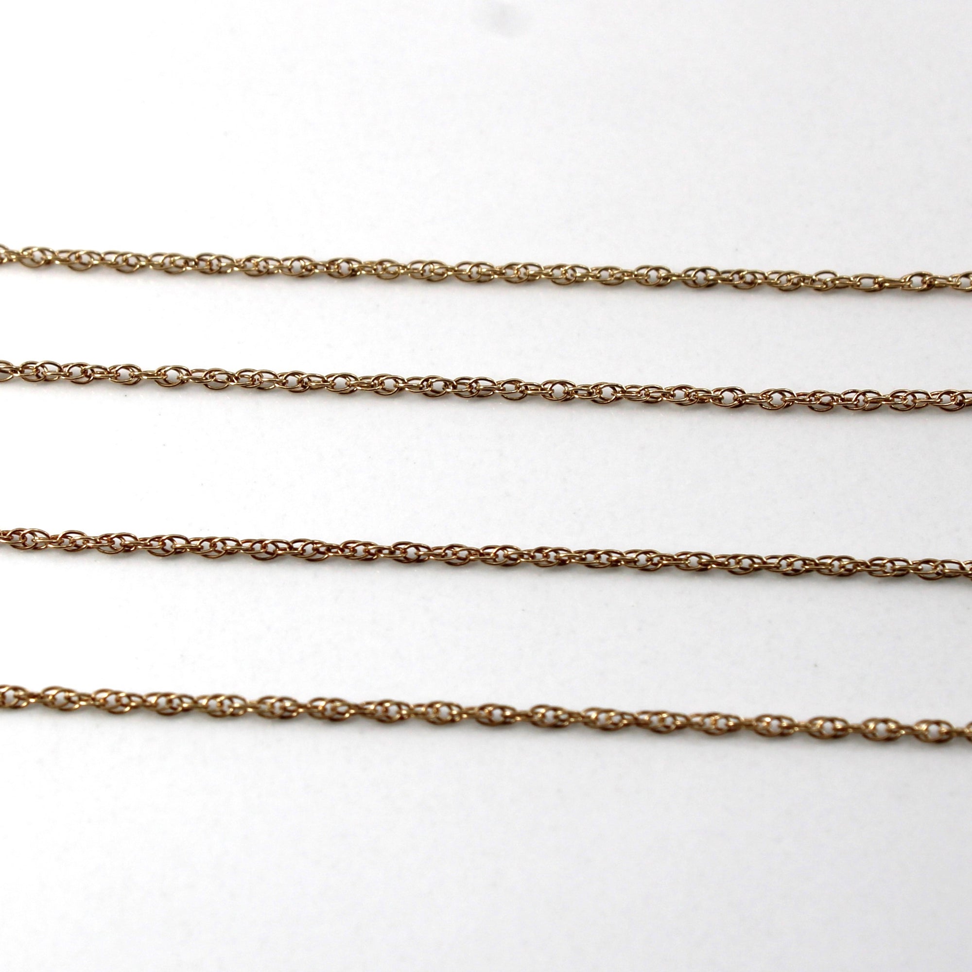 10k Yellow Gold Prince of Wales Chain | 16