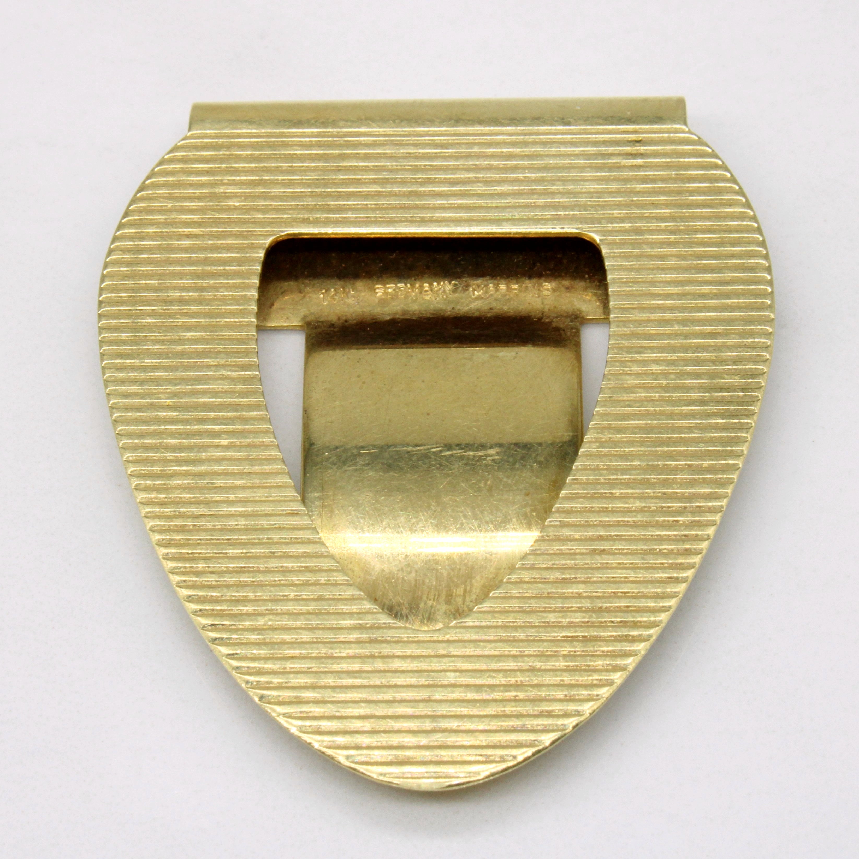 14k Yellow Gold Money Clip