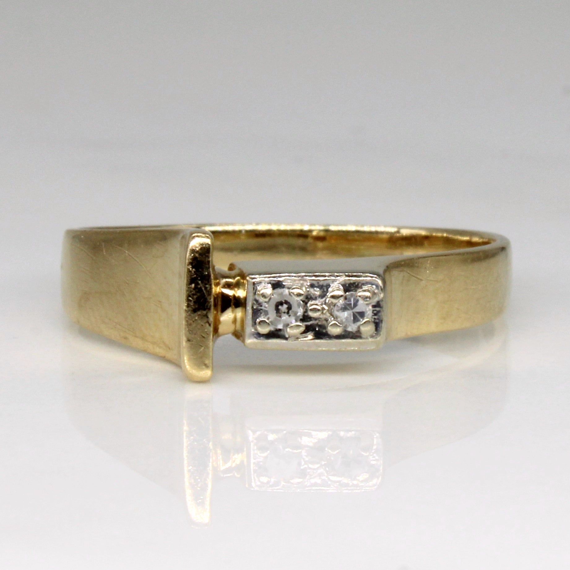 High Set Diamond Ring | 0.03ctw | SZ 9 |