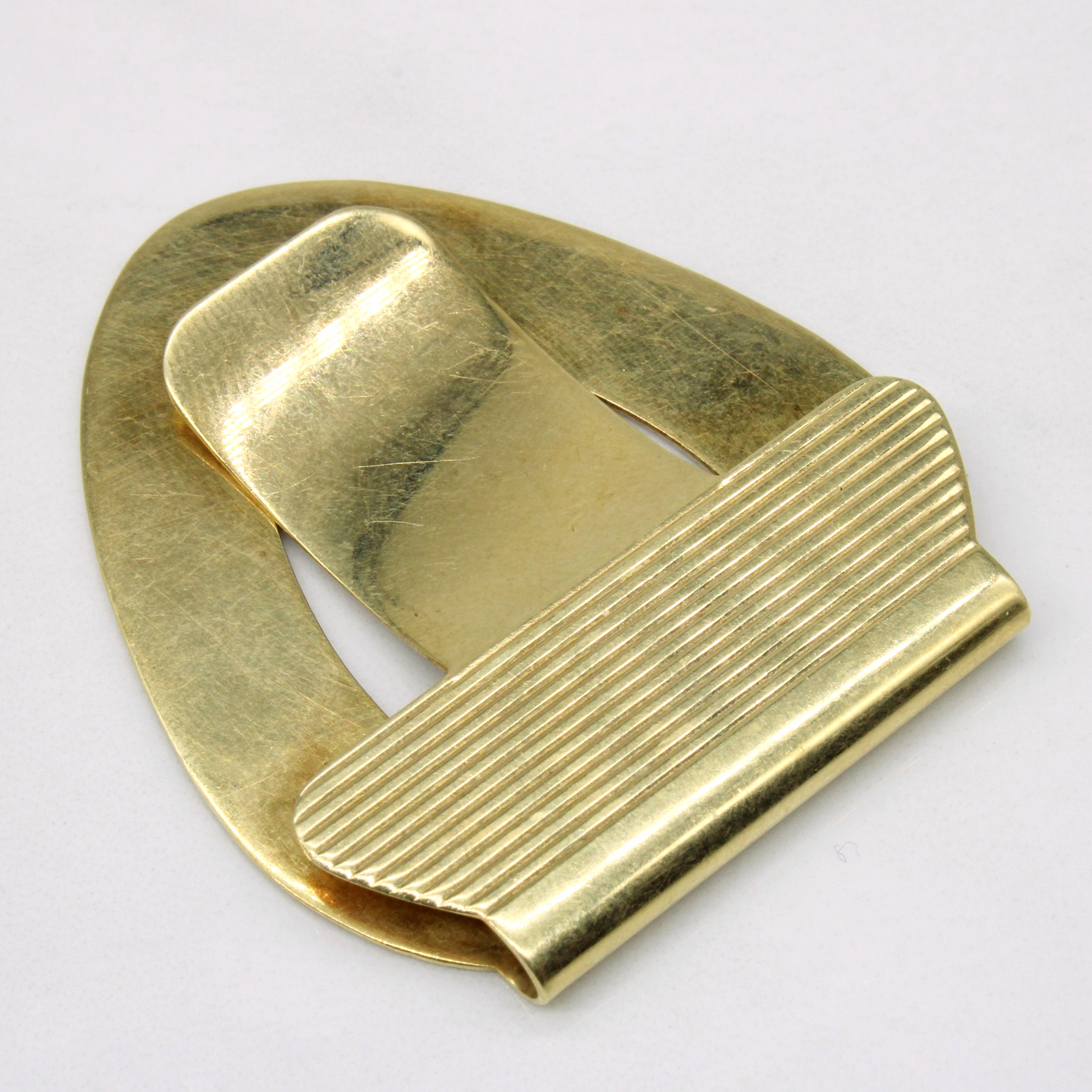 14k Yellow Gold Money Clip