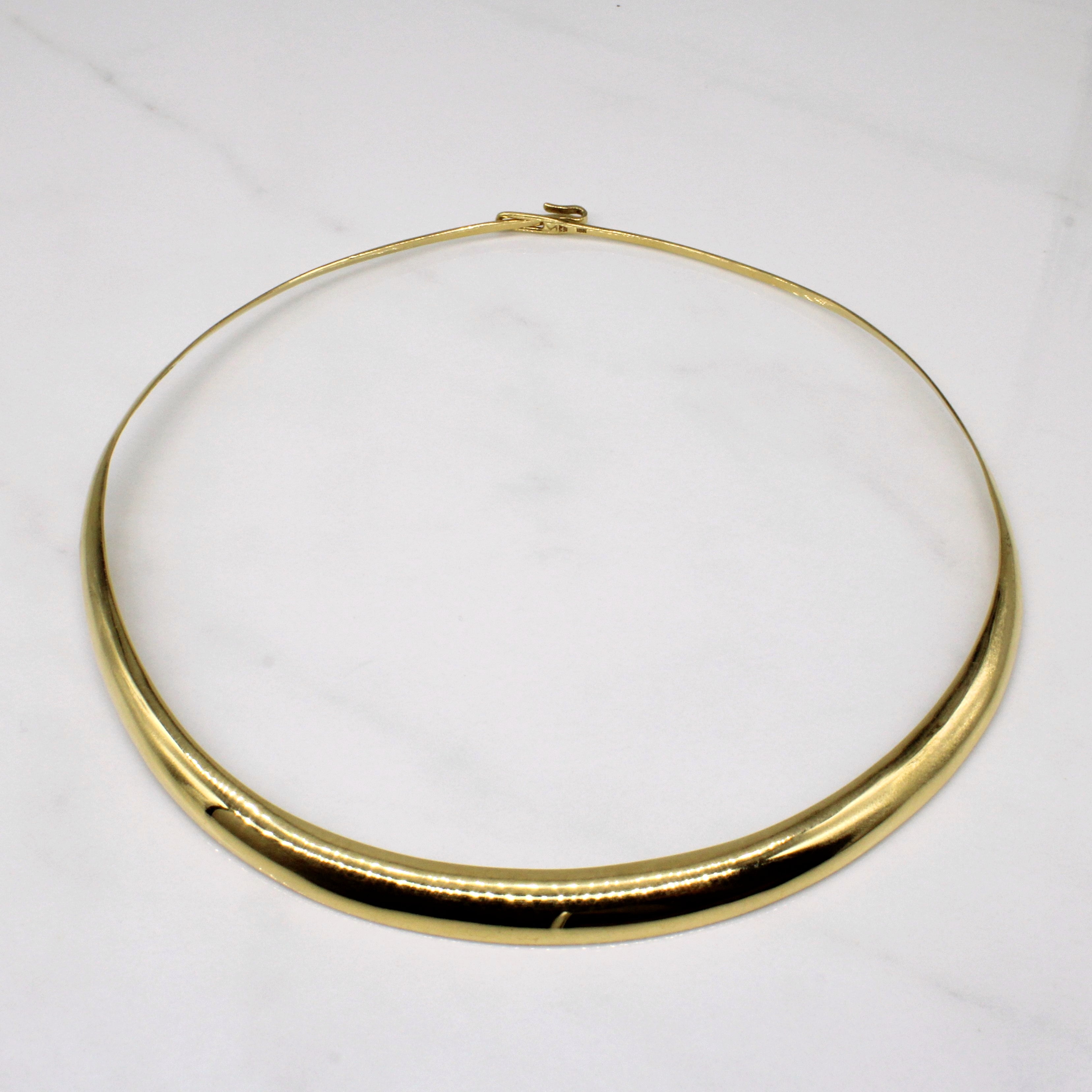 Collier en or jaune 18 carats | 40,6 cm | 