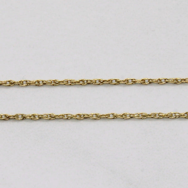 Diamond Plate Pendant Necklace | 0.11ct | 15