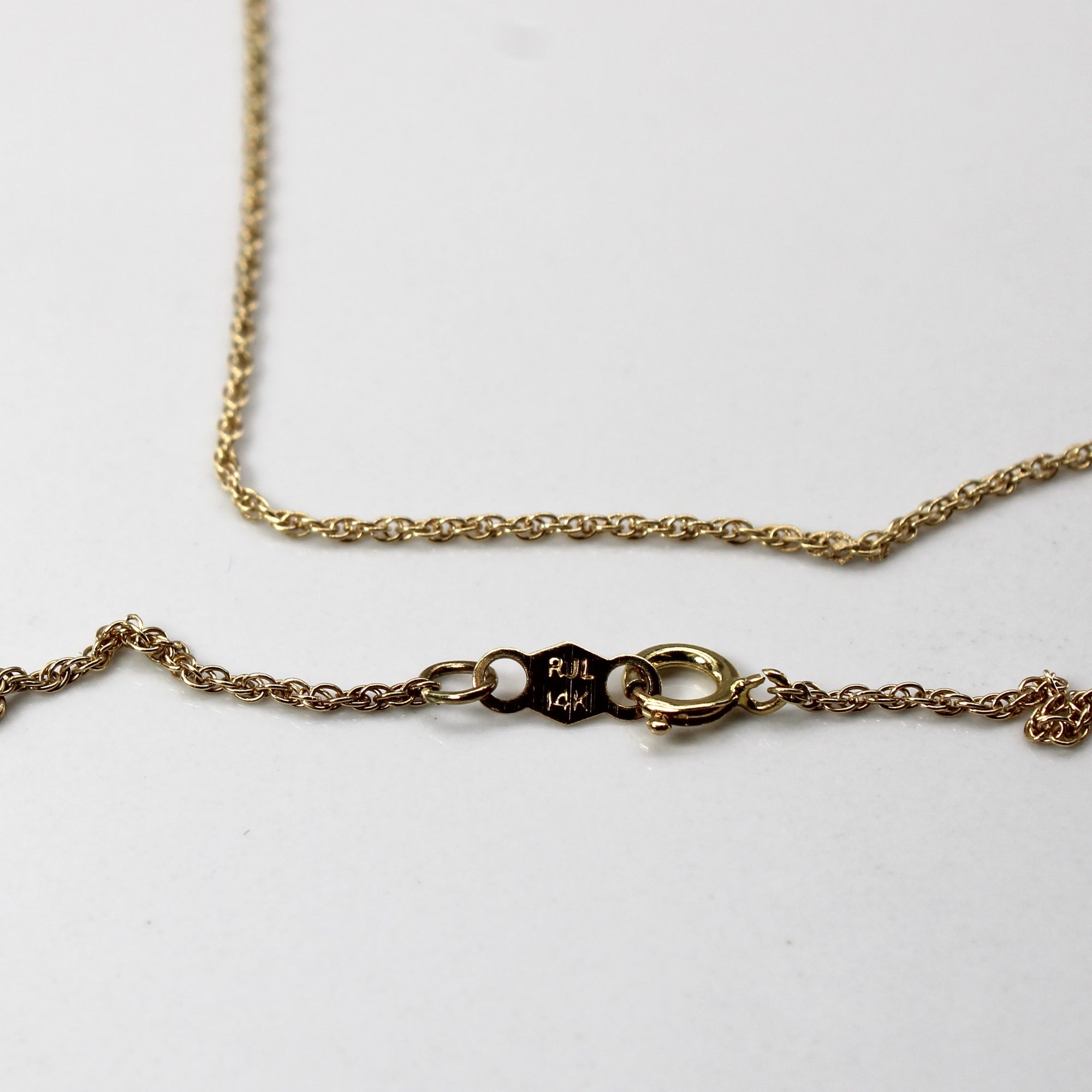 14k Yellow Gold Prince of Wales Chain | 16