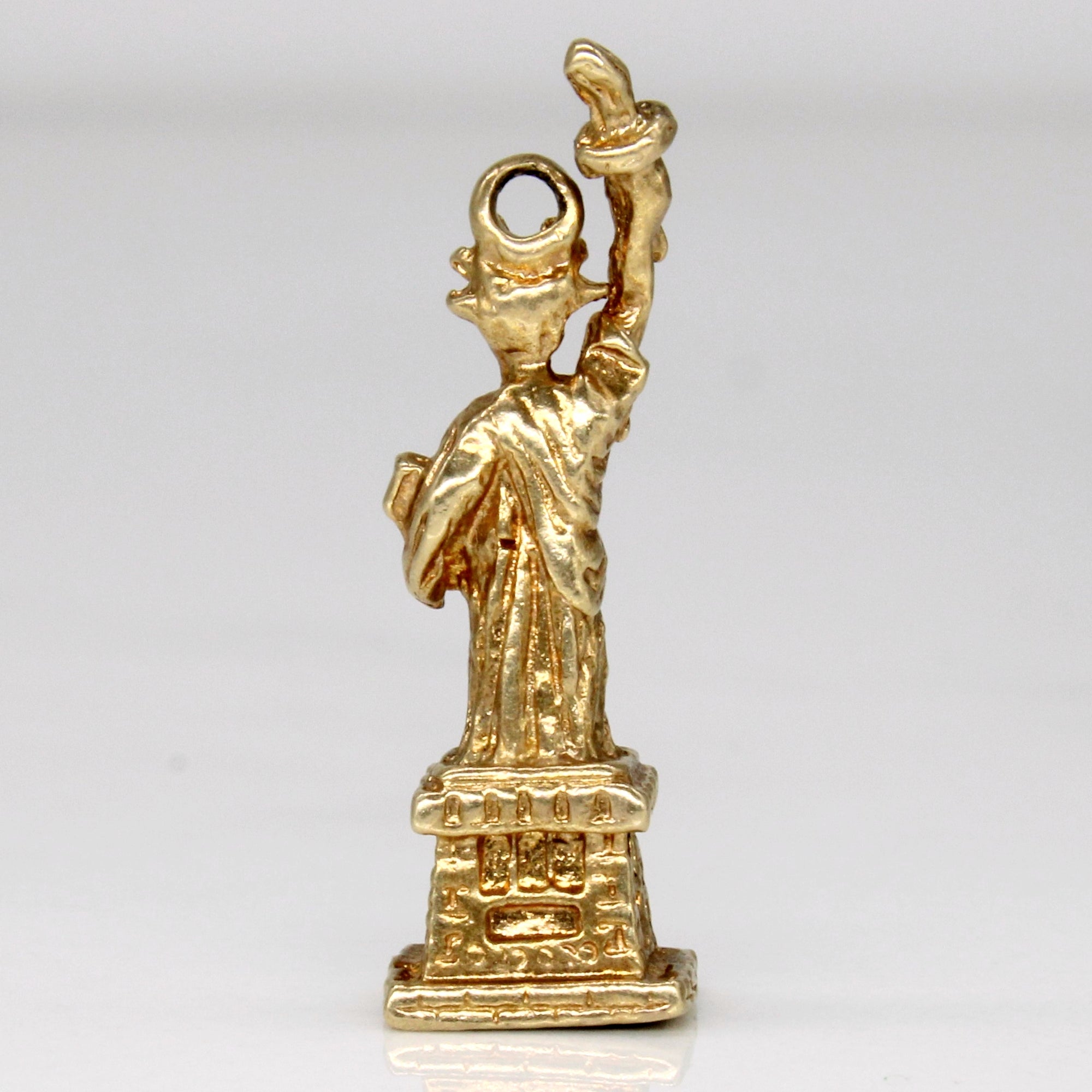 14k Yellow Gold Statue of Liberty Charm