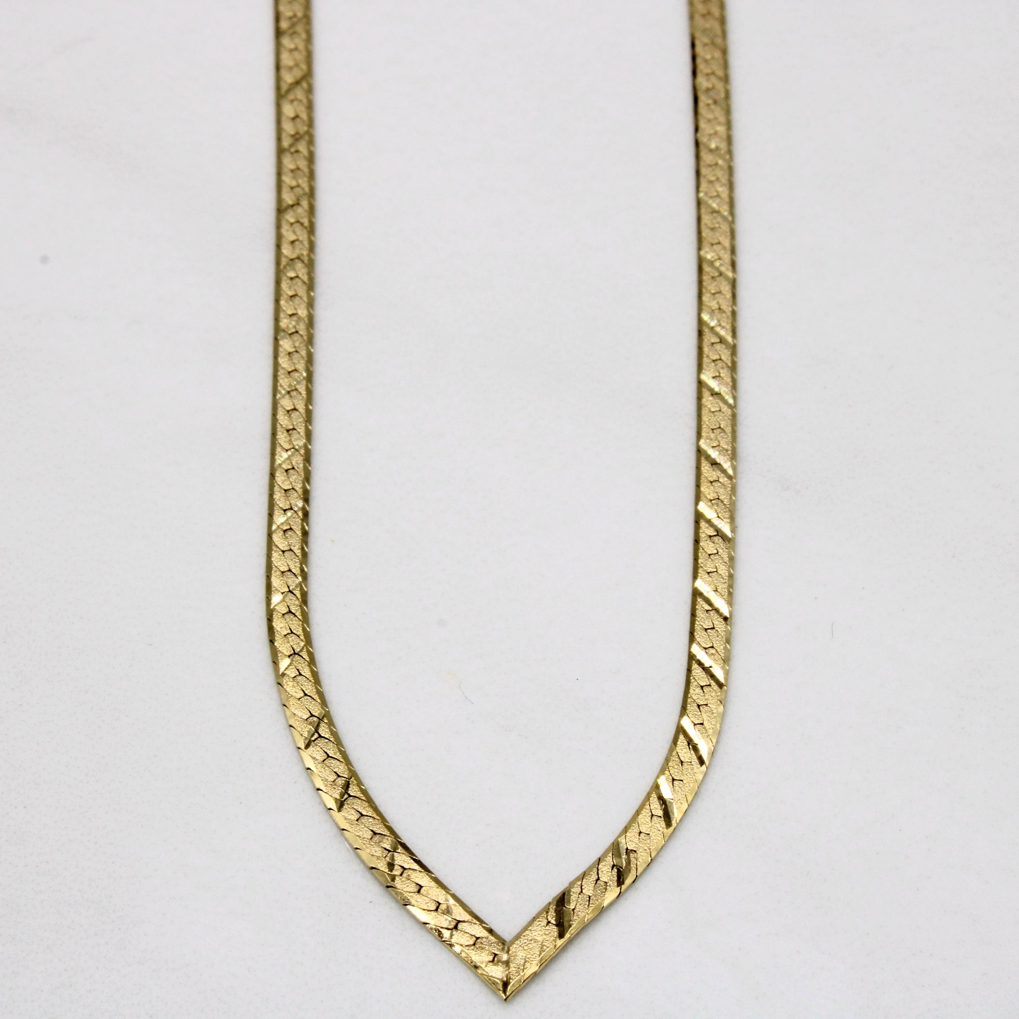 14k Yellow Gold Necklace | 16