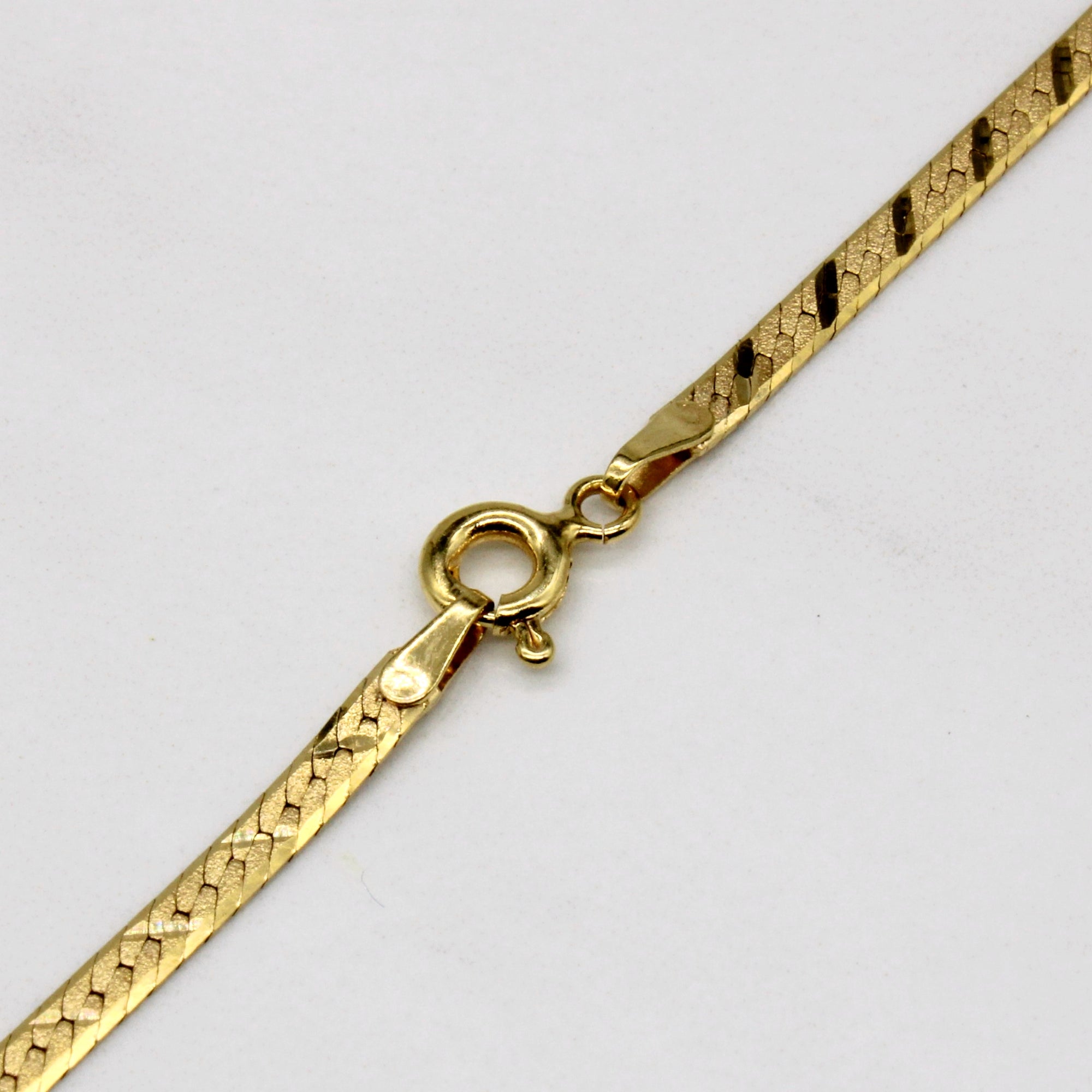 14k Yellow Gold Necklace | 16