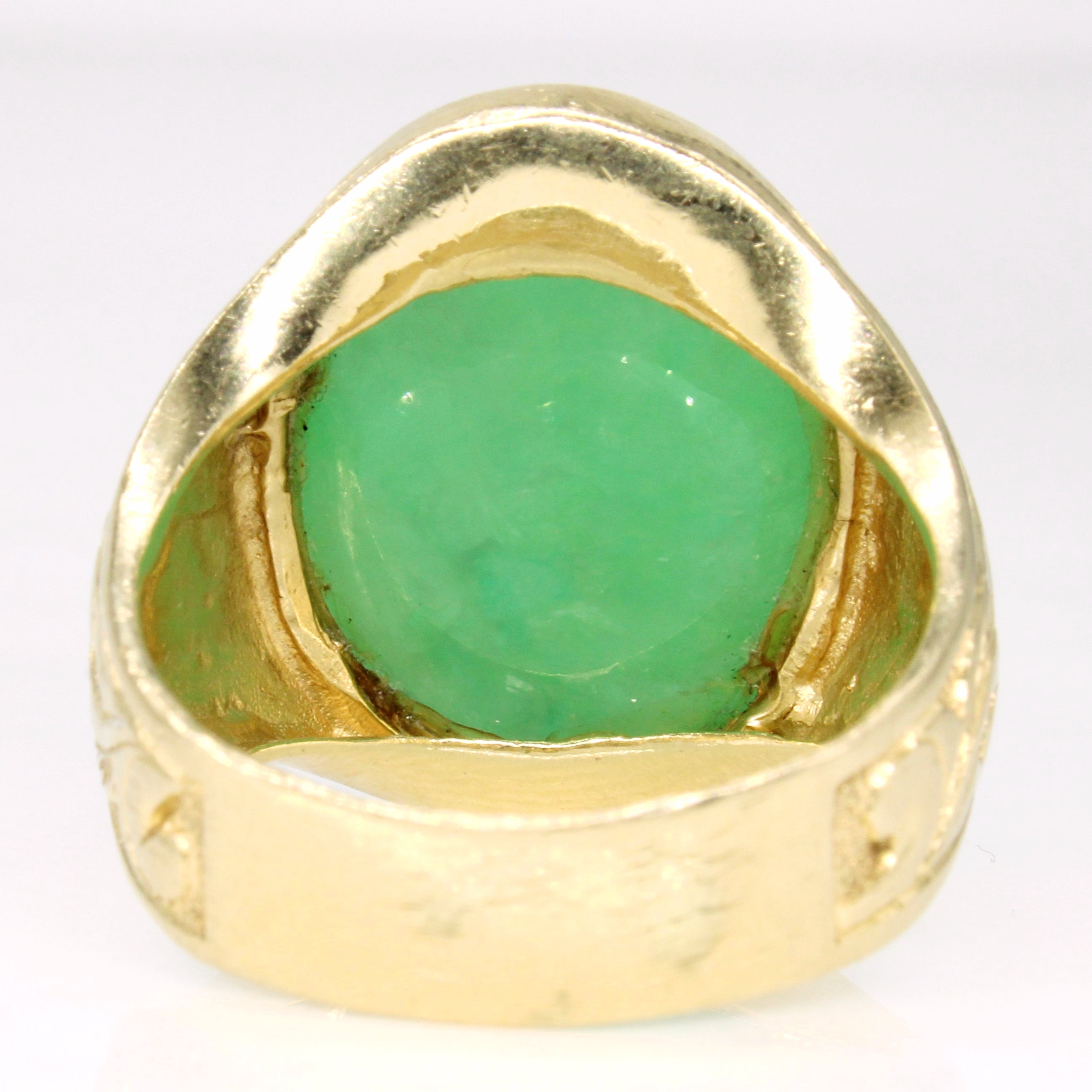 Jadeite Cocktail Ring | 25.00ct | SZ 11.5. |