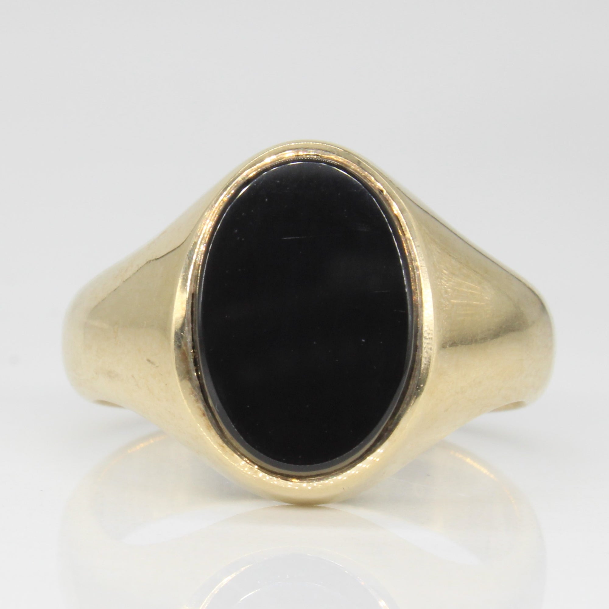Black Onyx Cocktail Ring | 2.50ct | SZ 9.75 |
