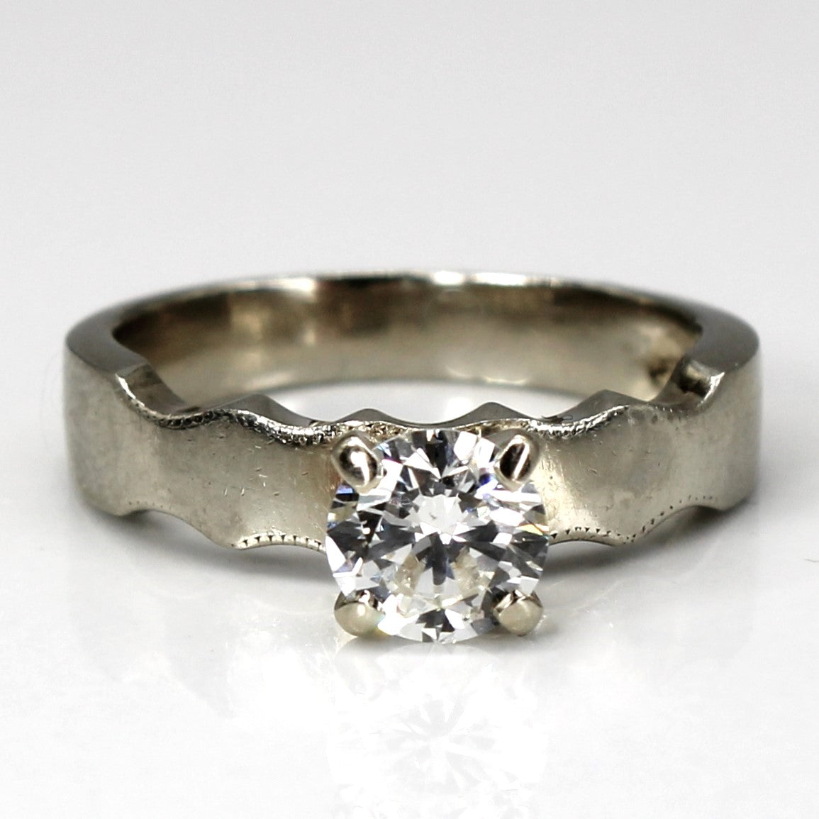 Solitaire Diamond Engagement Ring | 0.75ct SI2 H/I | SZ 6 |