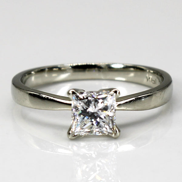 Solitaire Princess Diamond Engagement Ring | 0.67ct | SZ 5.5 |