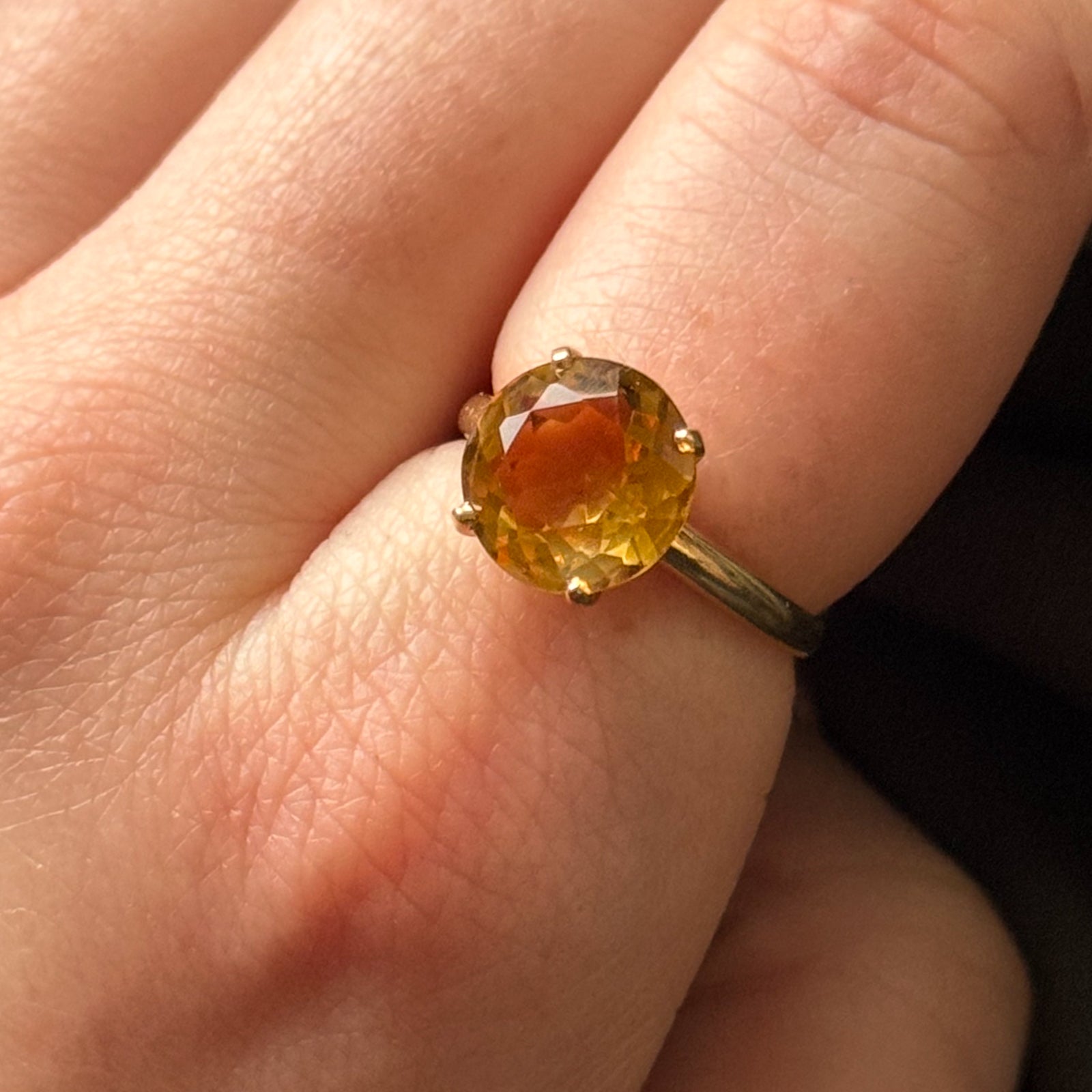 Citrine Cocktail Ring | 3.21ct | SZ 6 |