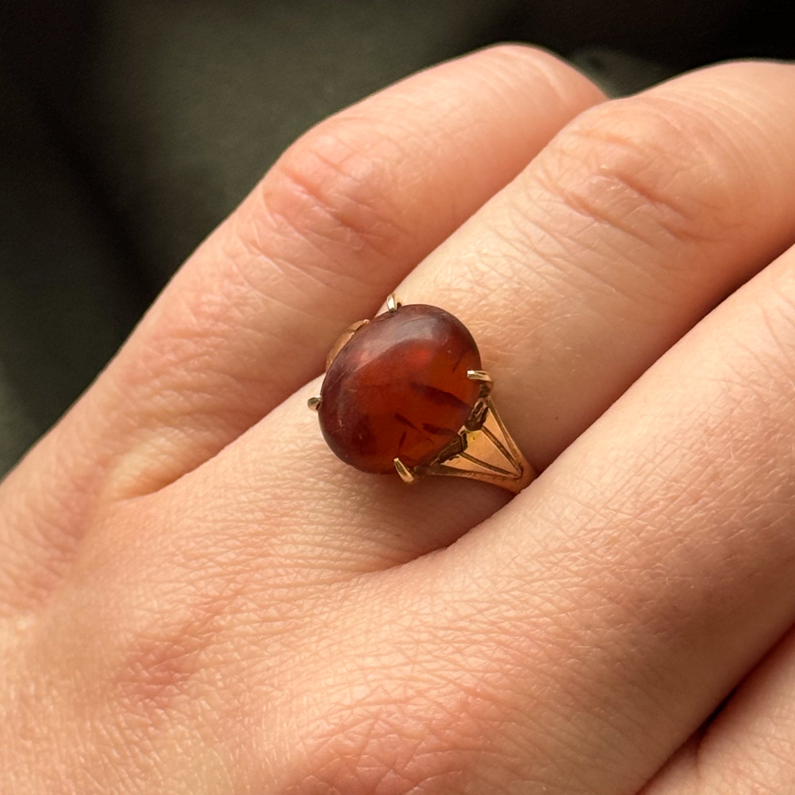 Amber Cocktail Ring | 1.30ct | SZ 4.75 |