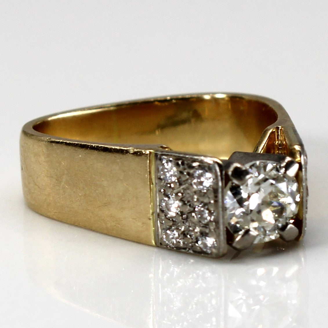 Old European Diamond Ring | 0.74ctw VS2 J/K | SZ 5 |