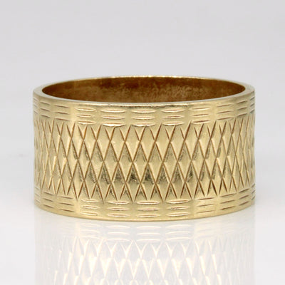 9k Yellow Gold Band | SZ 5.75 |