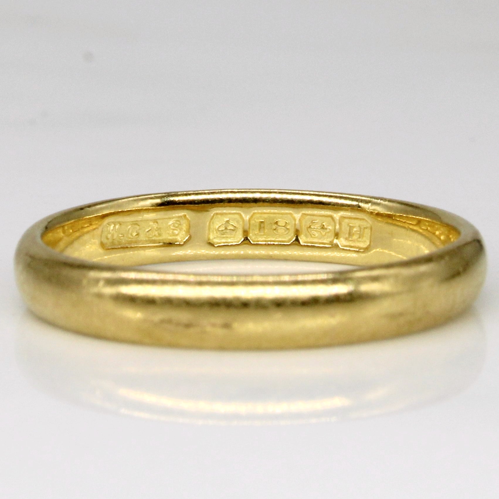 Birmingham 18k Yellow Gold Band | SZ 5.75 |