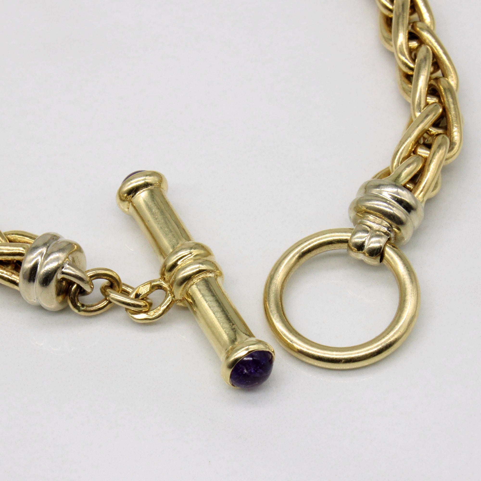 Amethyst Clasp Necklace | 0.70ctw | 20