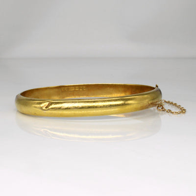 Edwardian 1906 Birmingham 15k Yellow Gold Bracelet | 7