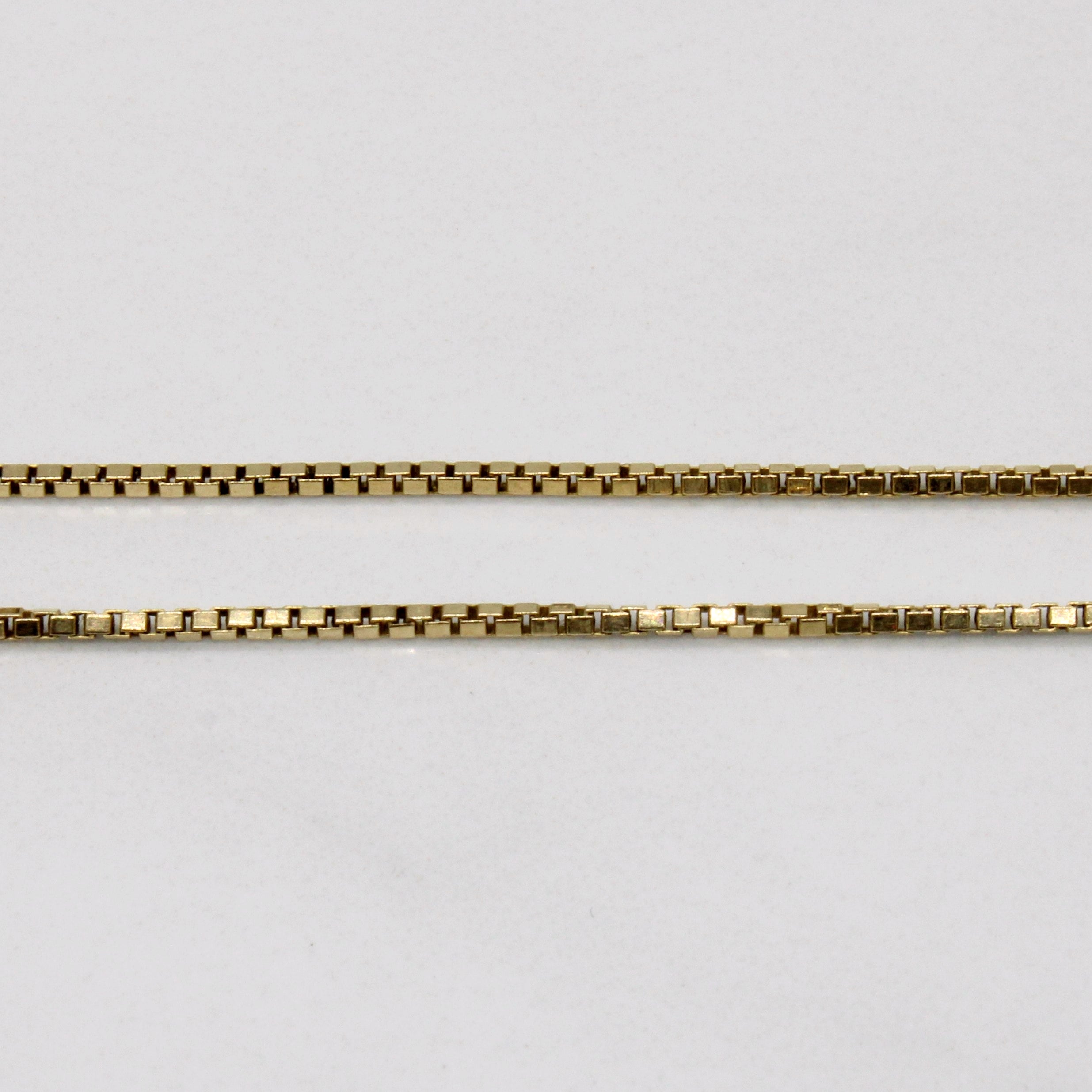 Pendentif et collier en topaze et diamants | 2,95 ct, 0,02 ct au total | 50,8 cm (20 po) | 
