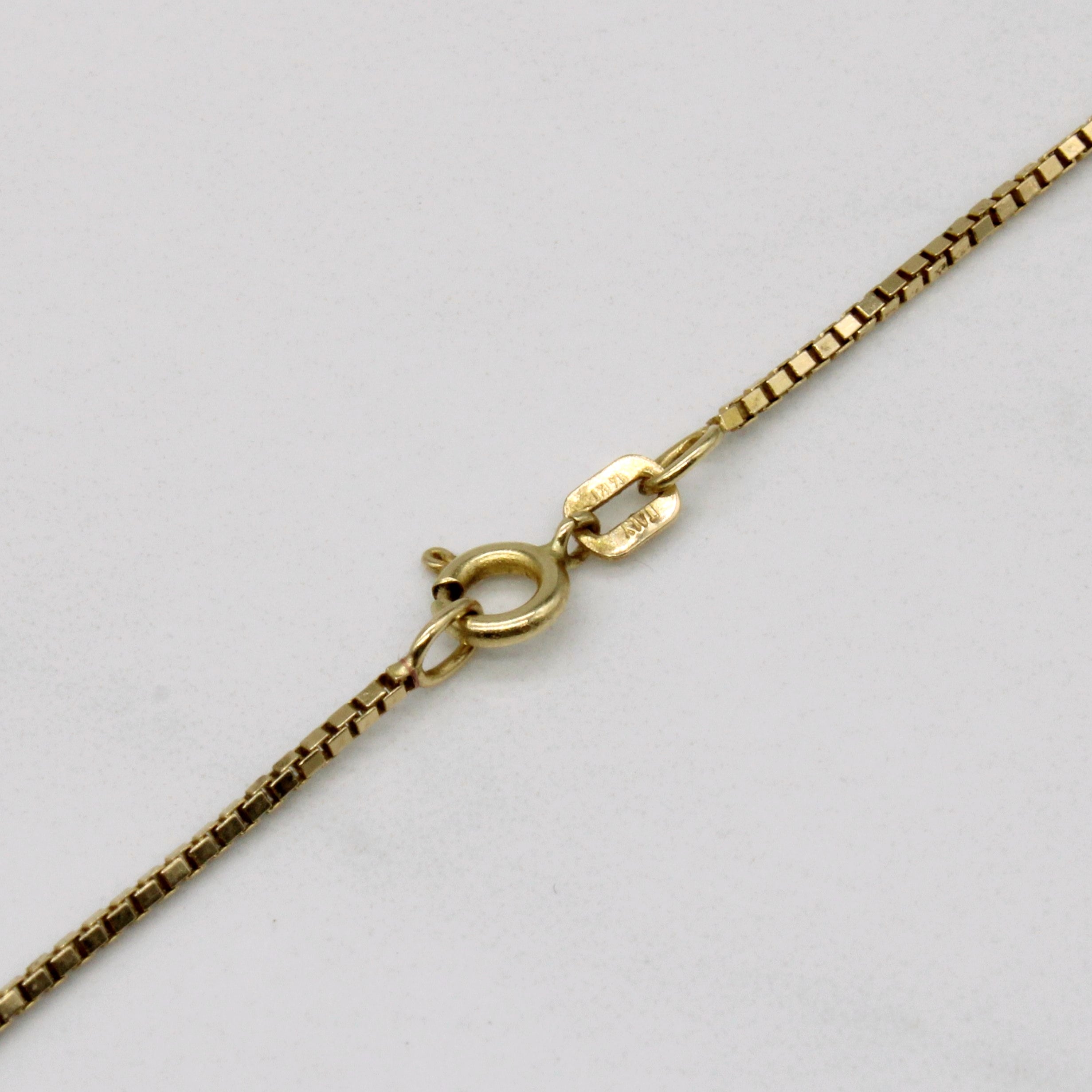 Pendentif et collier en topaze et diamants | 2,95 ct, 0,02 ct au total | 50,8 cm (20 po) | 