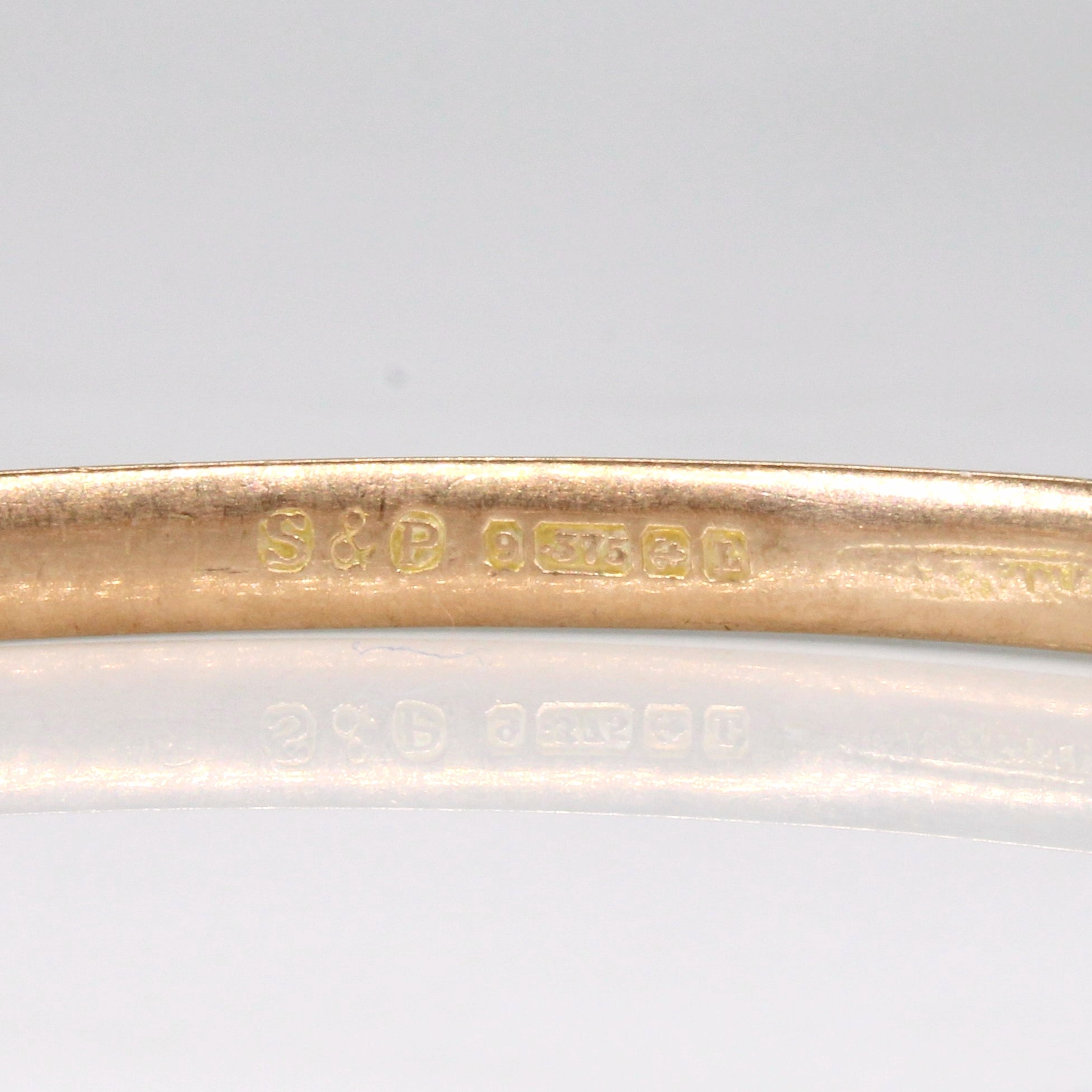 1935 Birmingham 9k Yellow Gold Bracelet | 9