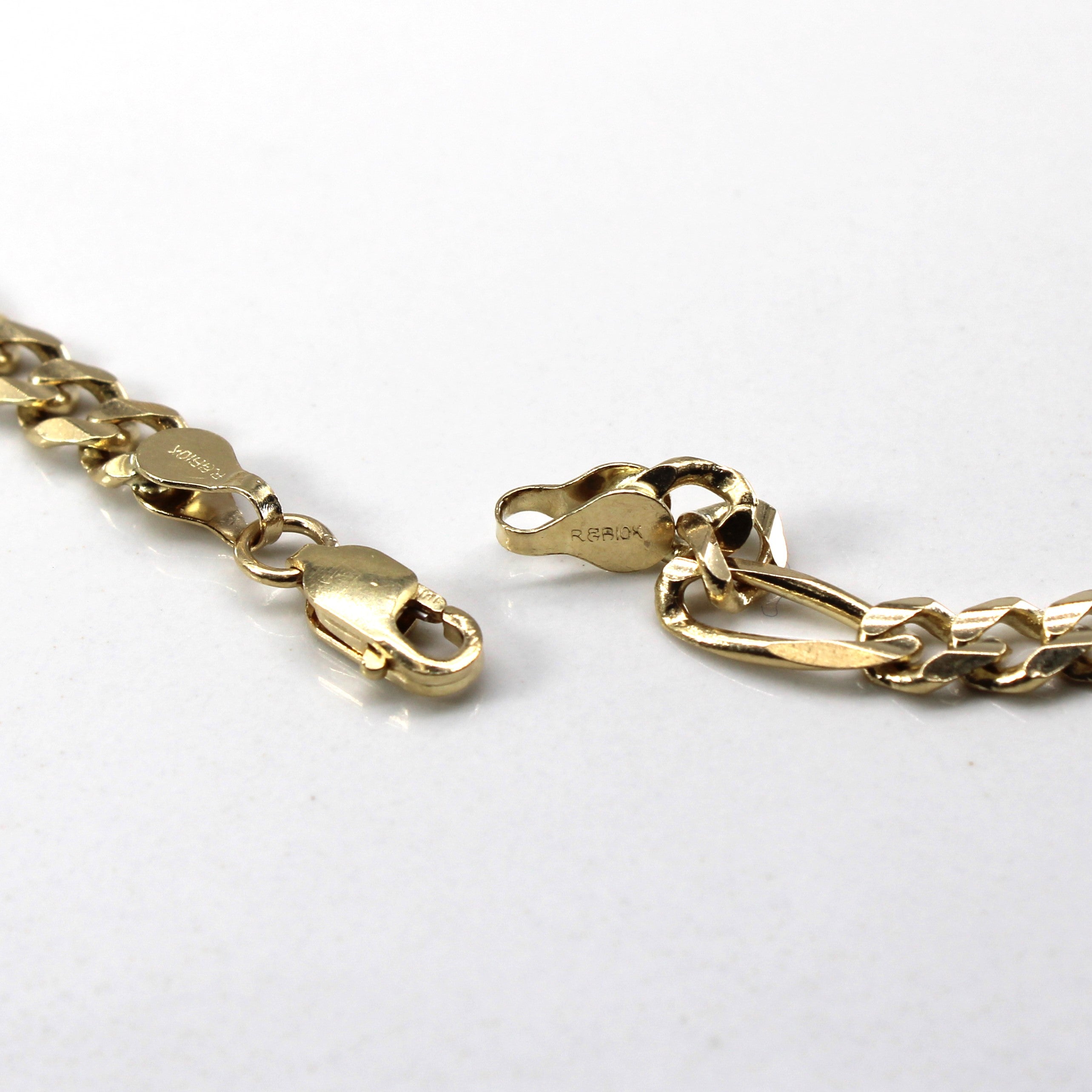 10k Yellow Gold Figaro Link Chain | 22"|