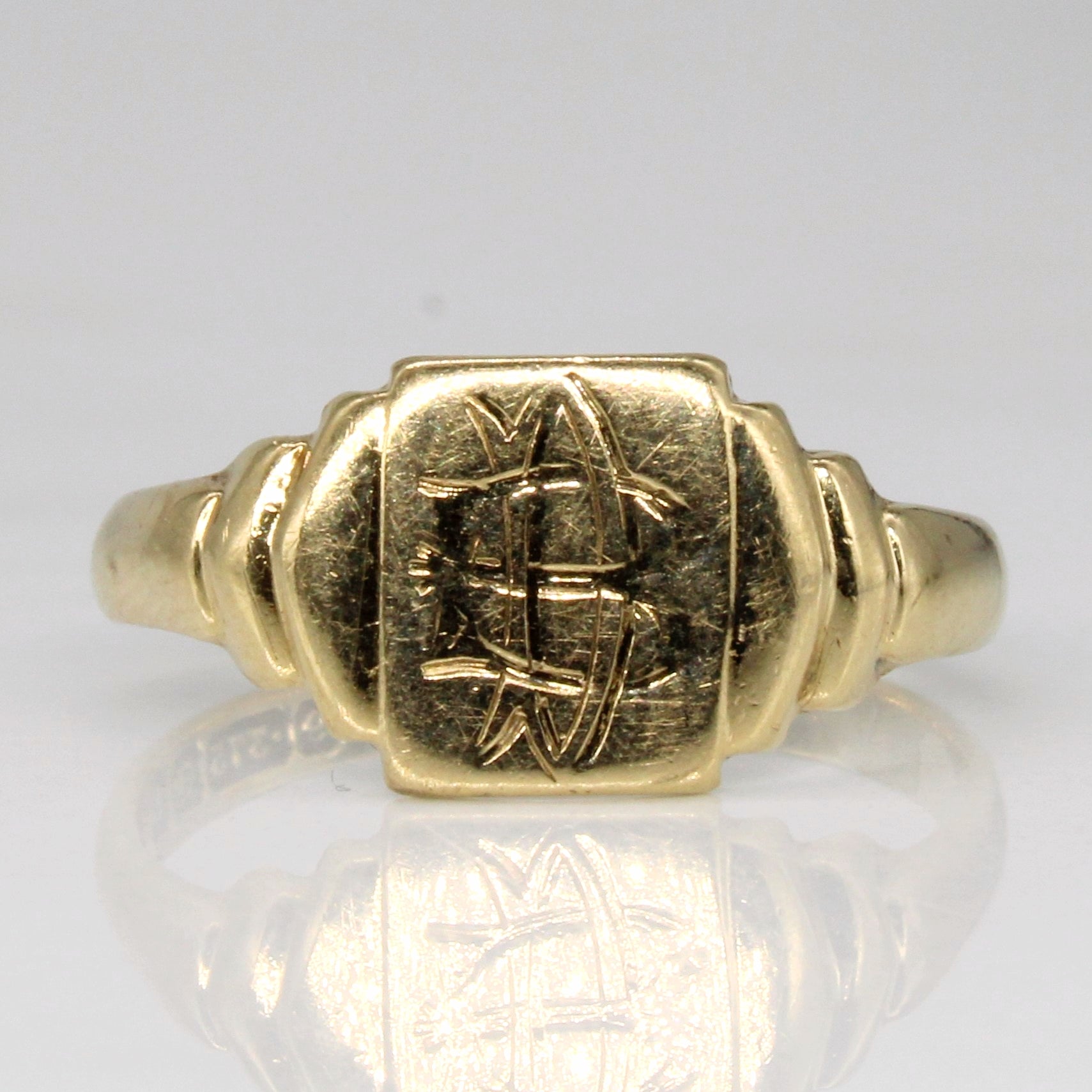 1944 Birmingham 9k Yellow Gold Ring | SZ 6.25 |