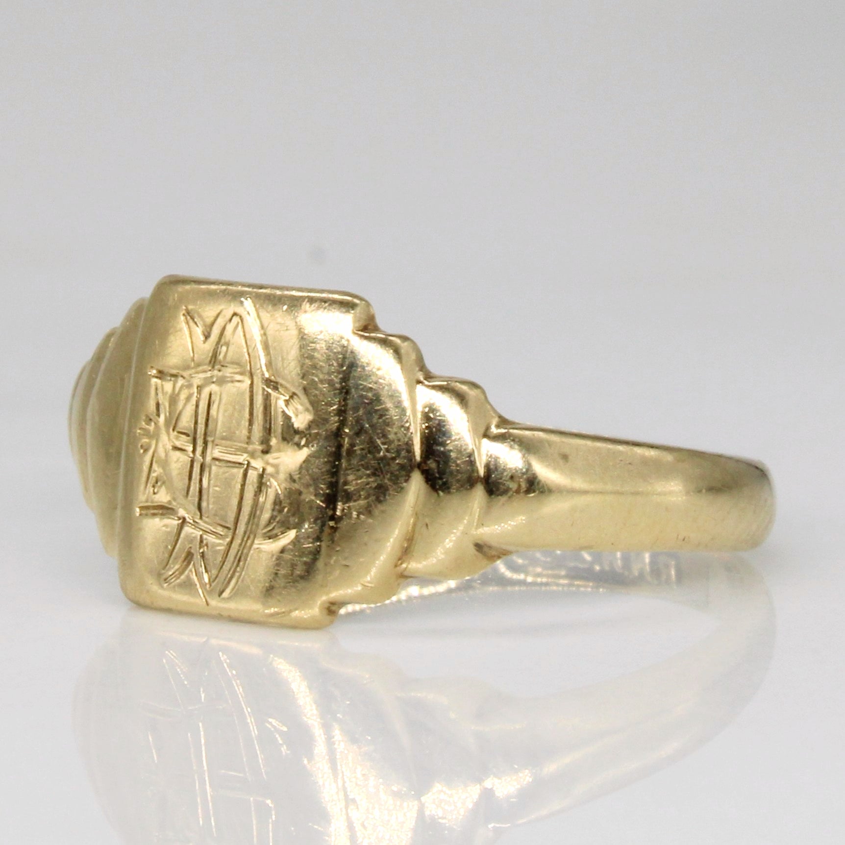 1944 Birmingham 9k Yellow Gold Ring | SZ 6.25 |