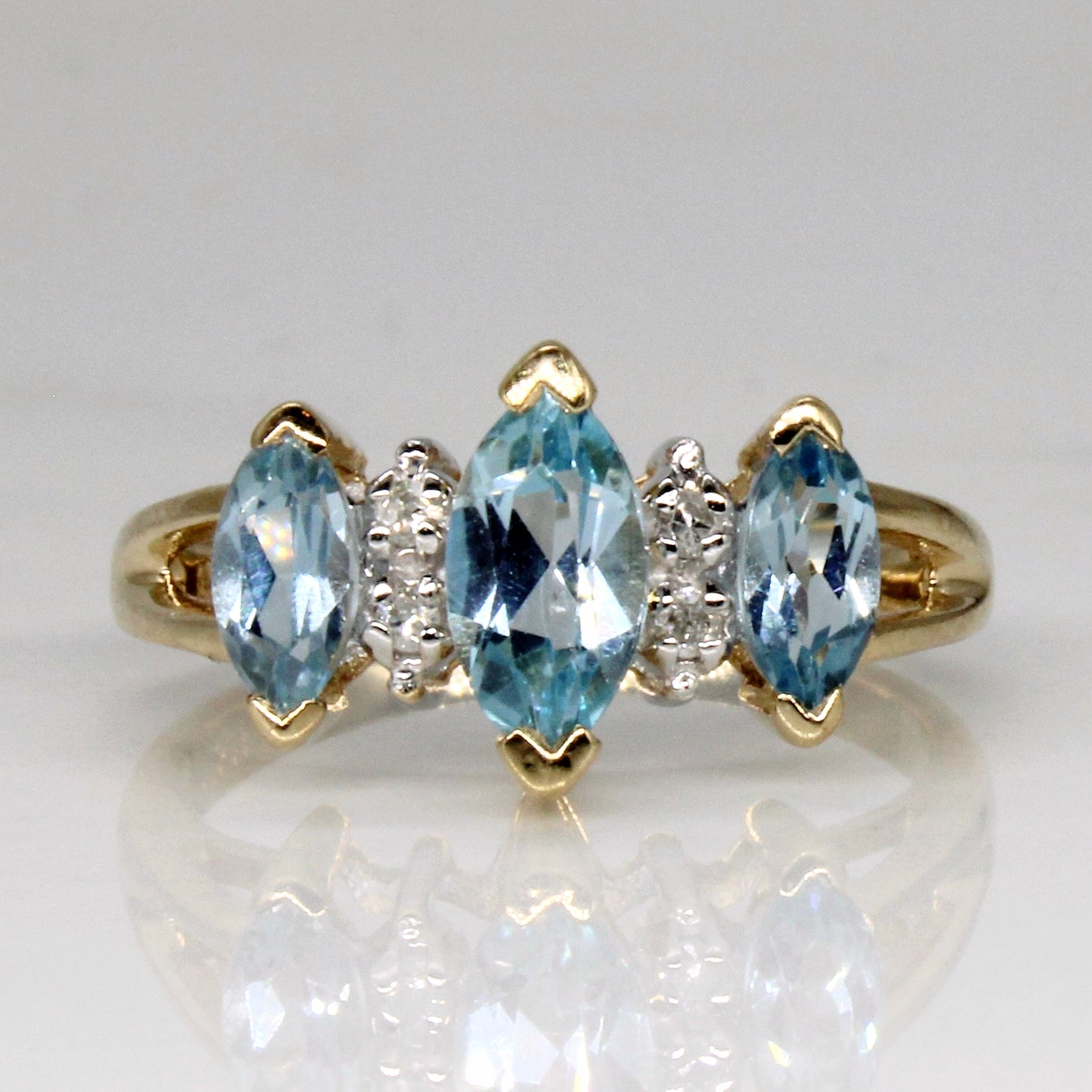 Topaz & Diamond Ring | 1.00ctw, 0.02ctw | SZ 5.75 |