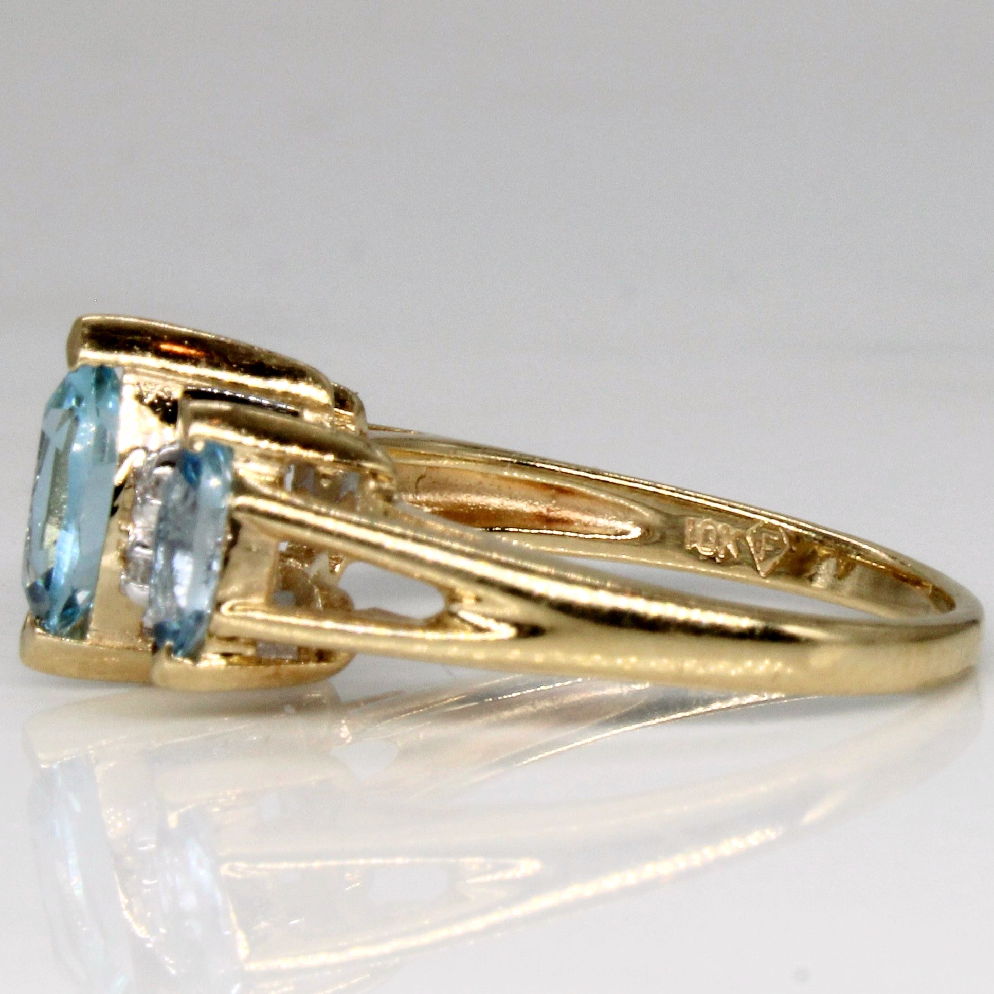 Topaz & Diamond Ring | 1.00ctw, 0.02ctw | SZ 5.75 |