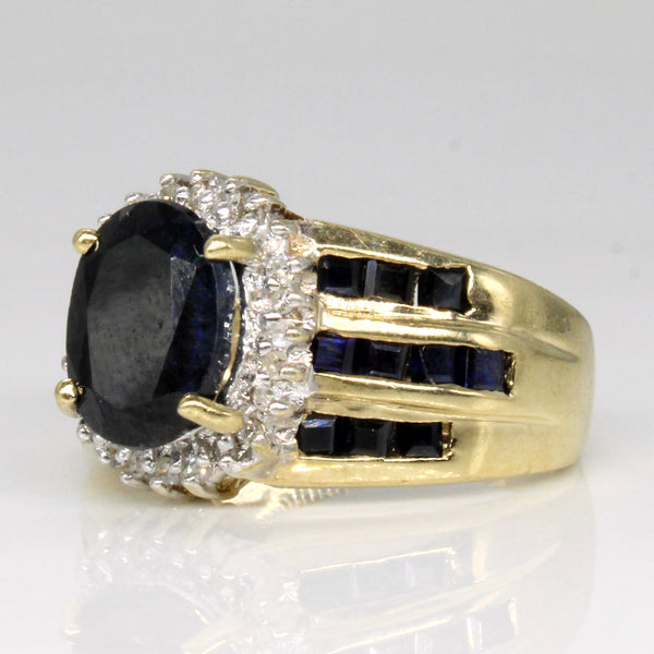 Sapphire & Diamond Cocktail Ring | 2.55ctw, 0.12ctw | SZ 5.75 |