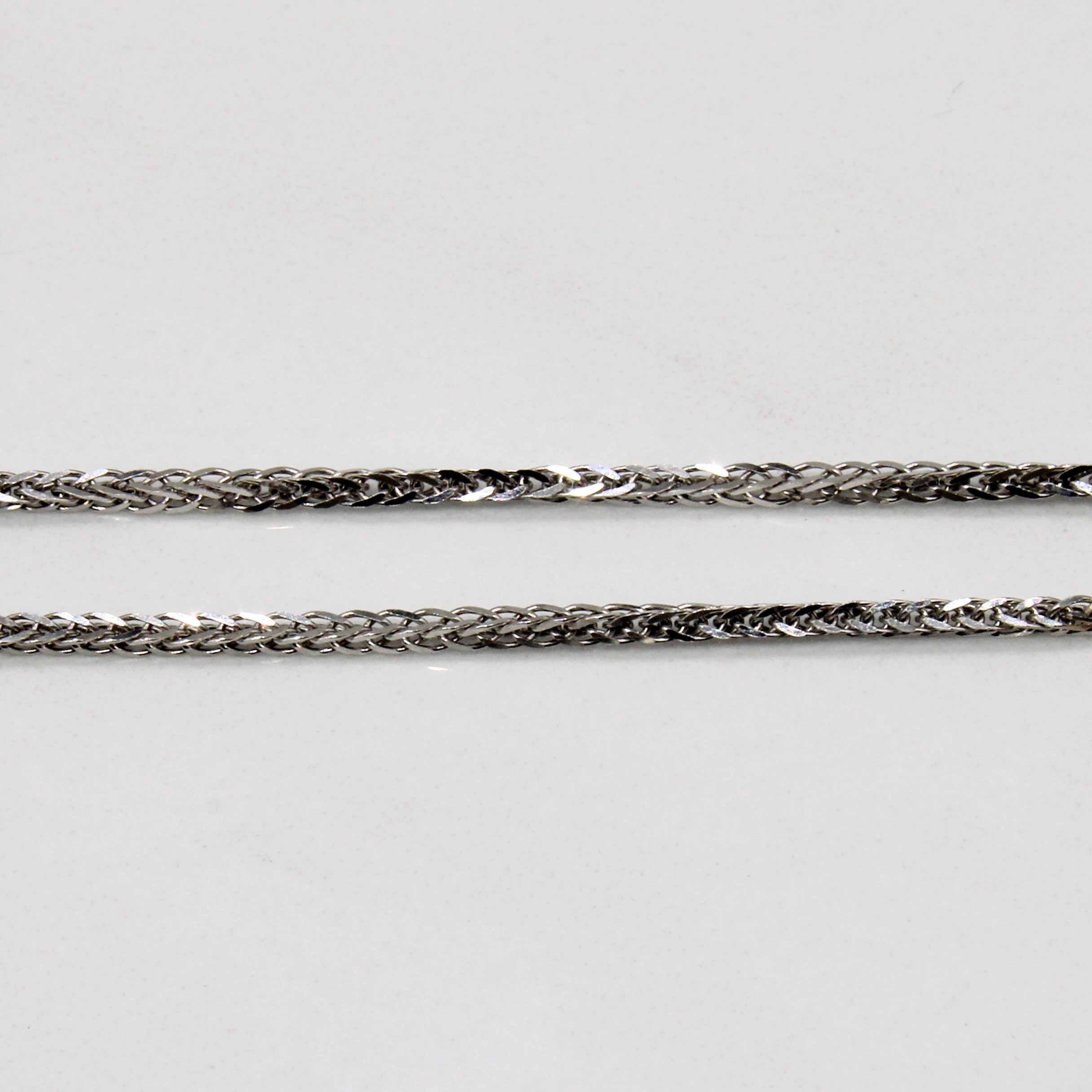Black & White Diamond Drop Necklace | 0.26ctw | 18" |