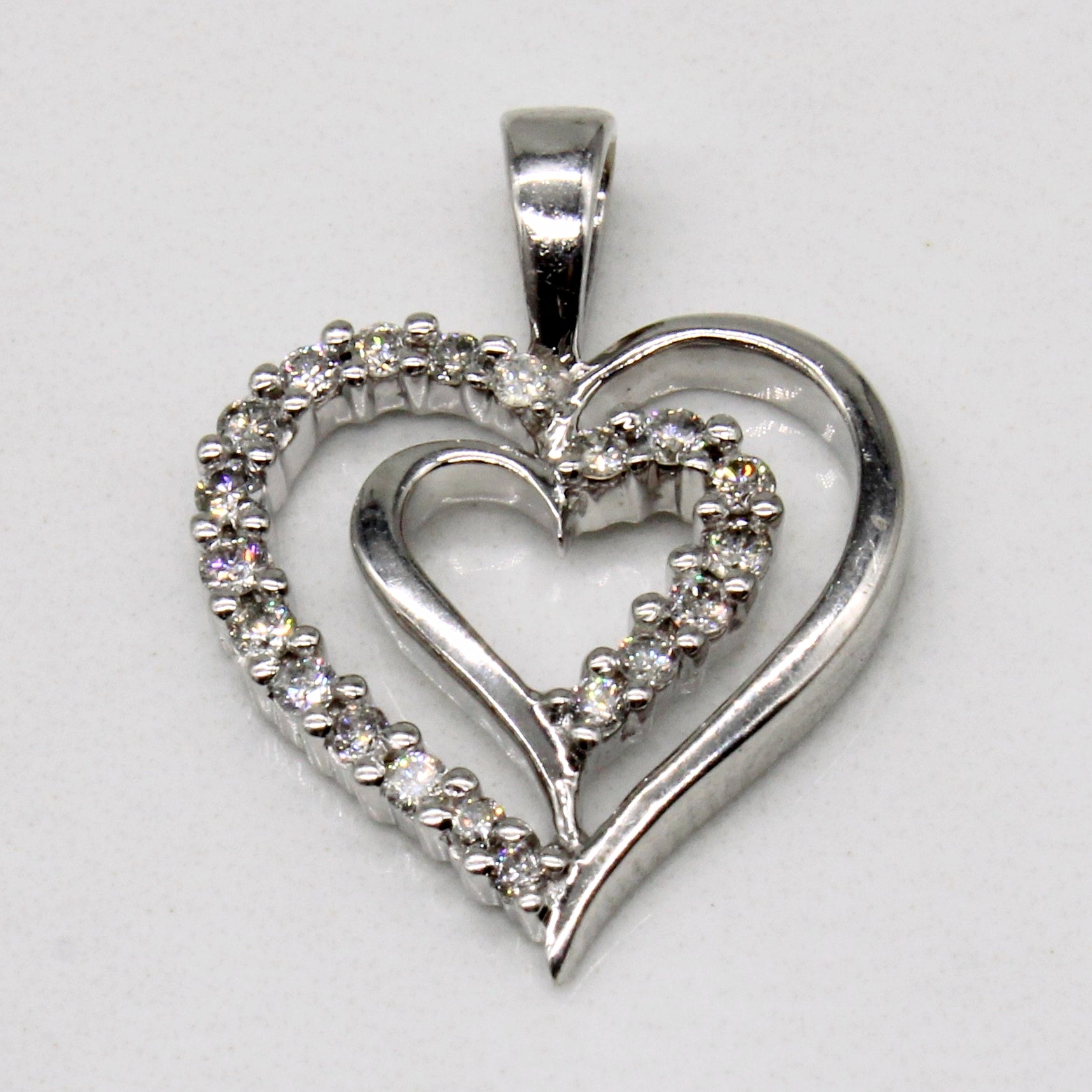 Diamond Heart Pendant | 0.20ctw |