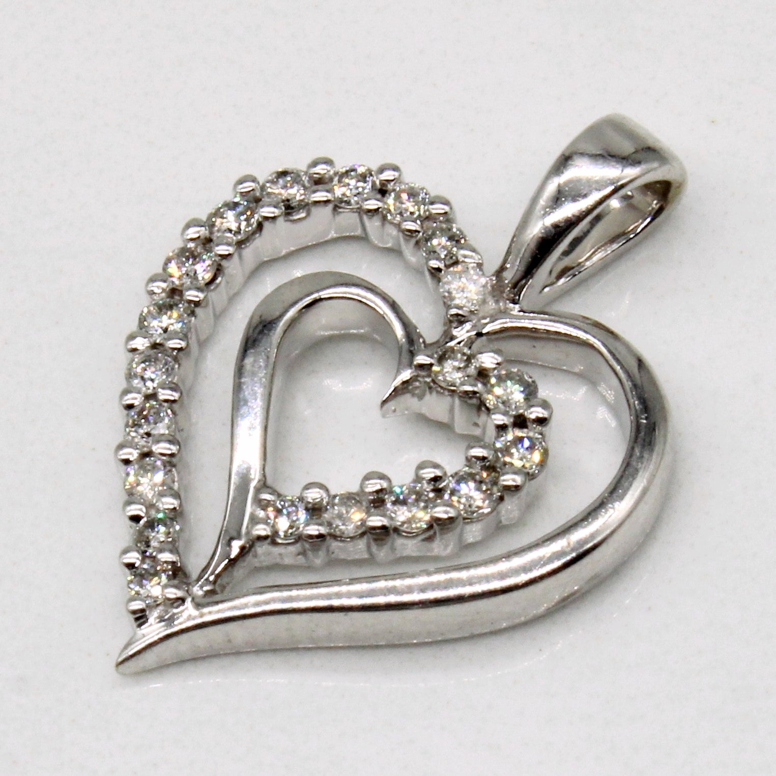 Diamond Heart Pendant | 0.20ctw |
