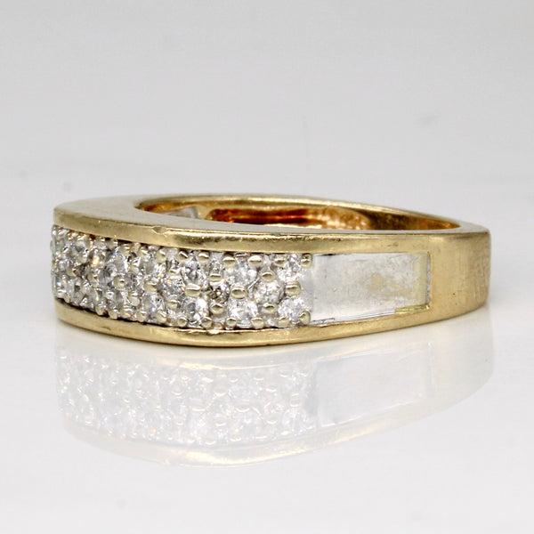 Diamond Pave Ring | 0.30ctw | SZ 5.75 |