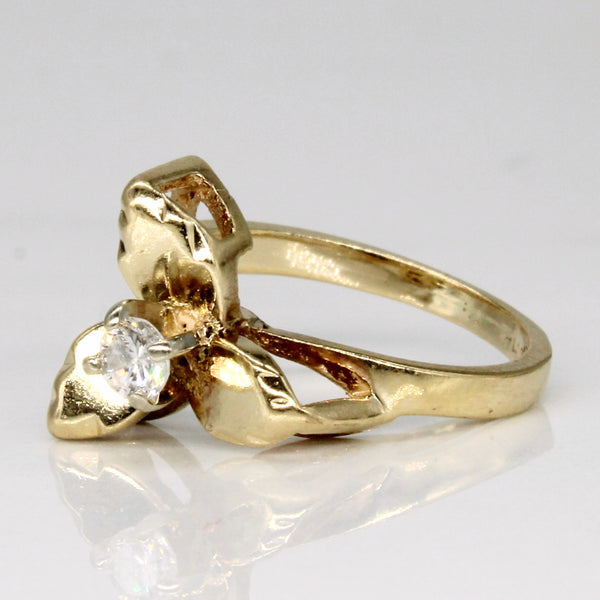 Floral Diamond Ring | 0.11ct | SZ 3.25 |