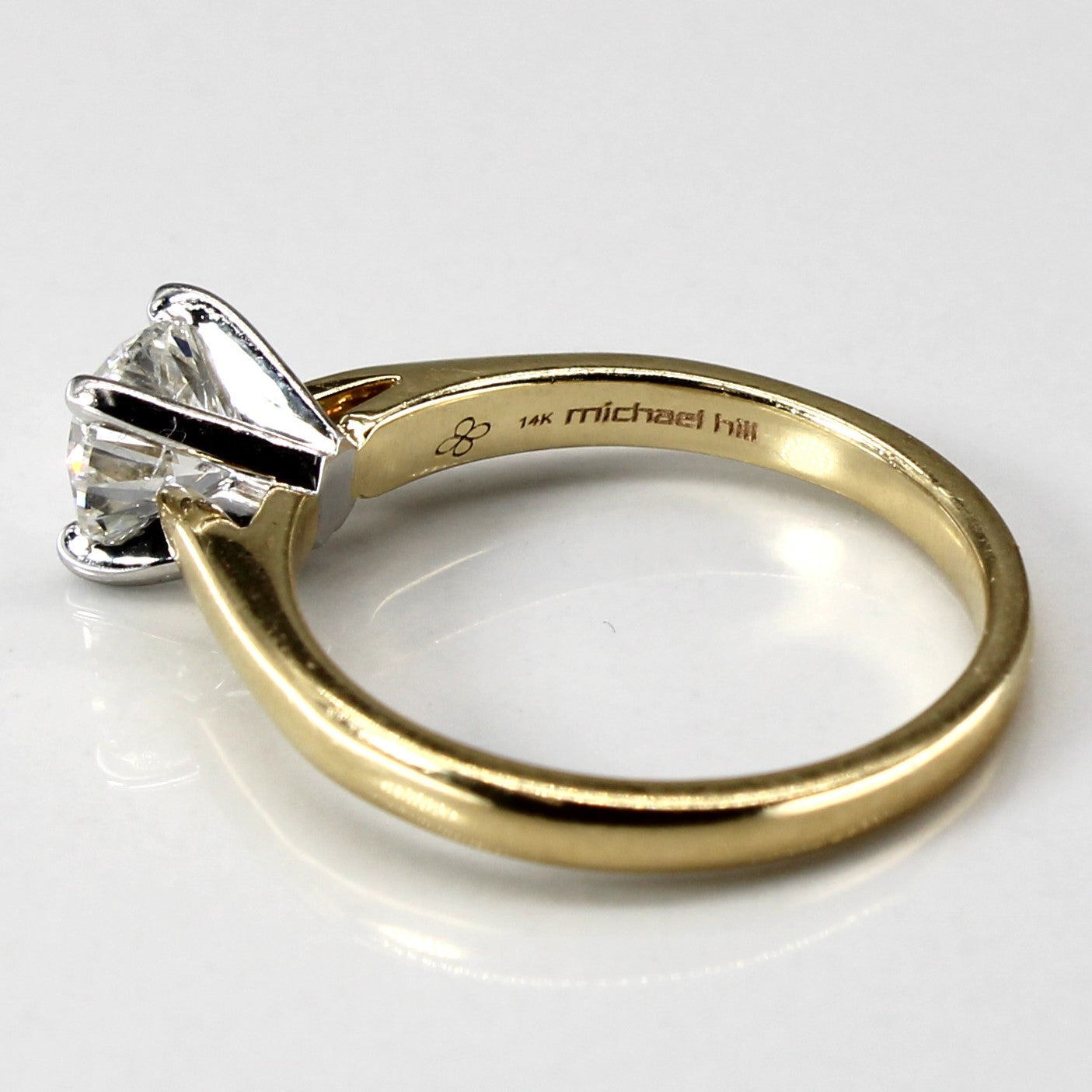 Solitaire Diamond Engagement Ring | 0.95ct I2 H | SZ 7 |