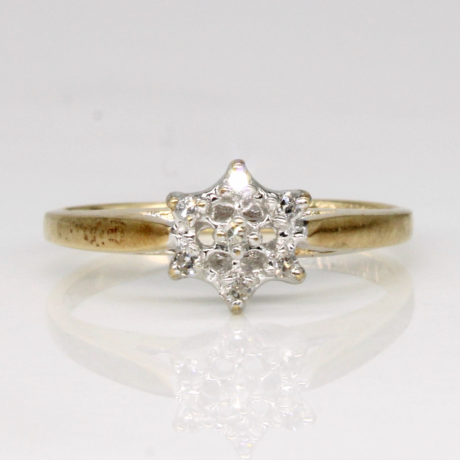 Cluster Set Diamond Ring | 0.04ctw | SZ 4.5 |