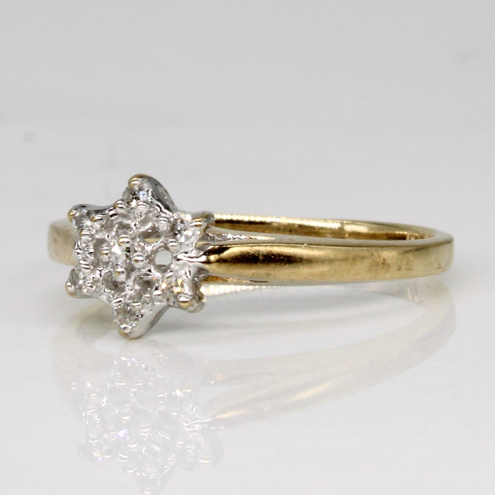 Cluster Set Diamond Ring | 0.04ctw | SZ 4.5 |