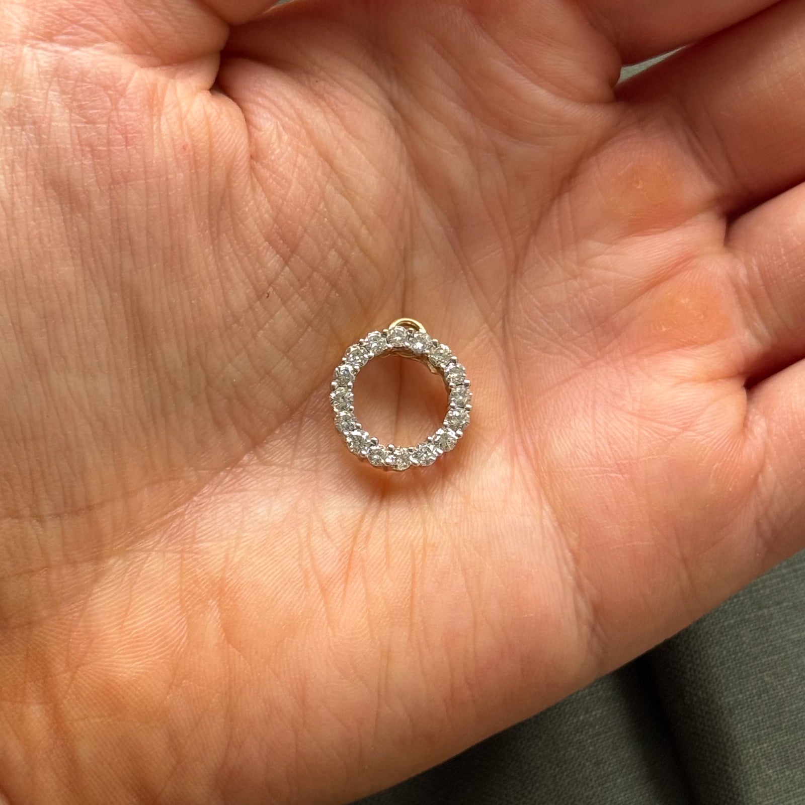 Diamond Circle Pendant | 0.69ctw |