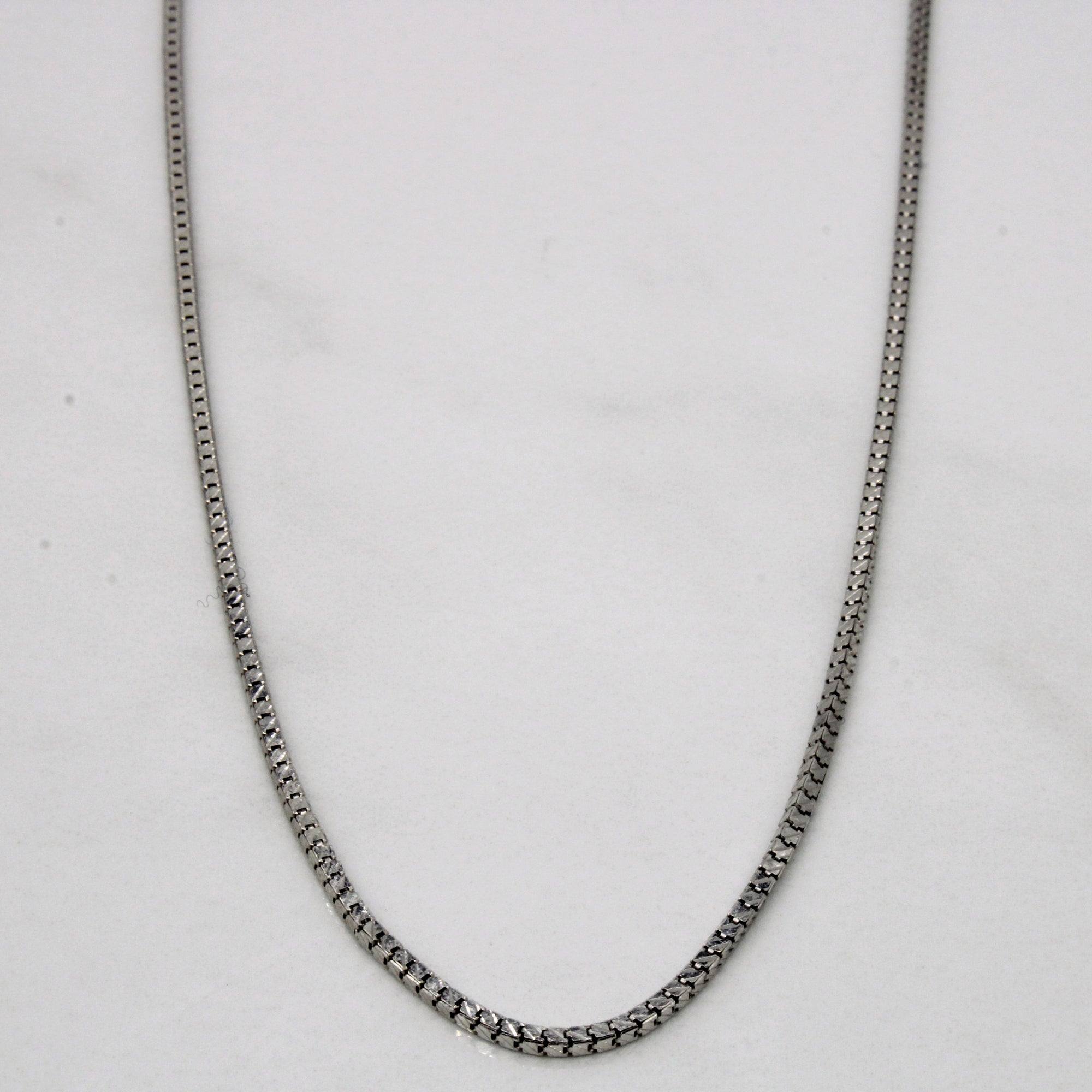 18k White Gold Chain | 18