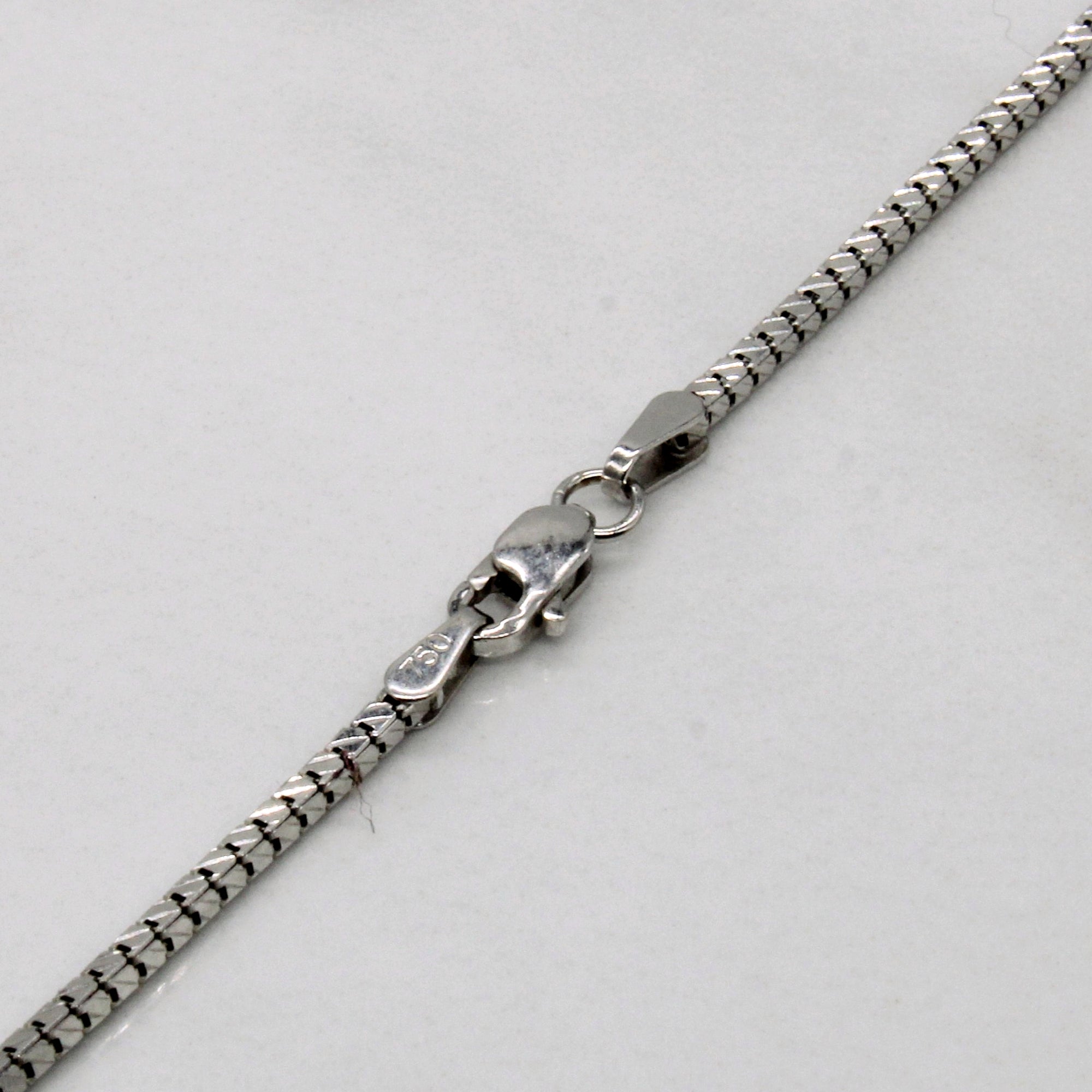 18k White Gold Chain | 18