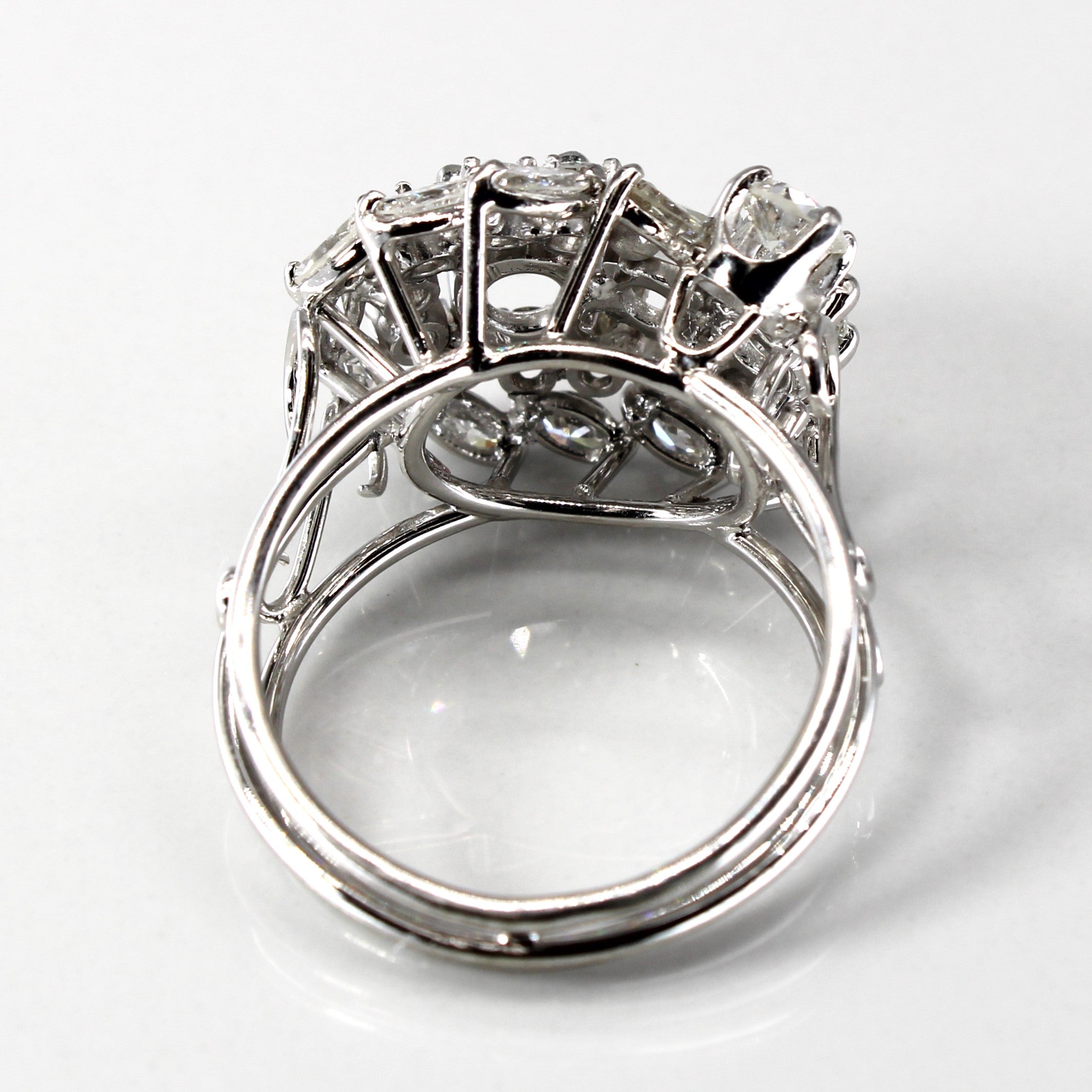 High Set Cluster Multi Diamond Ring | 2.73ctw I1/I2 I/J | SZ 8.25 |