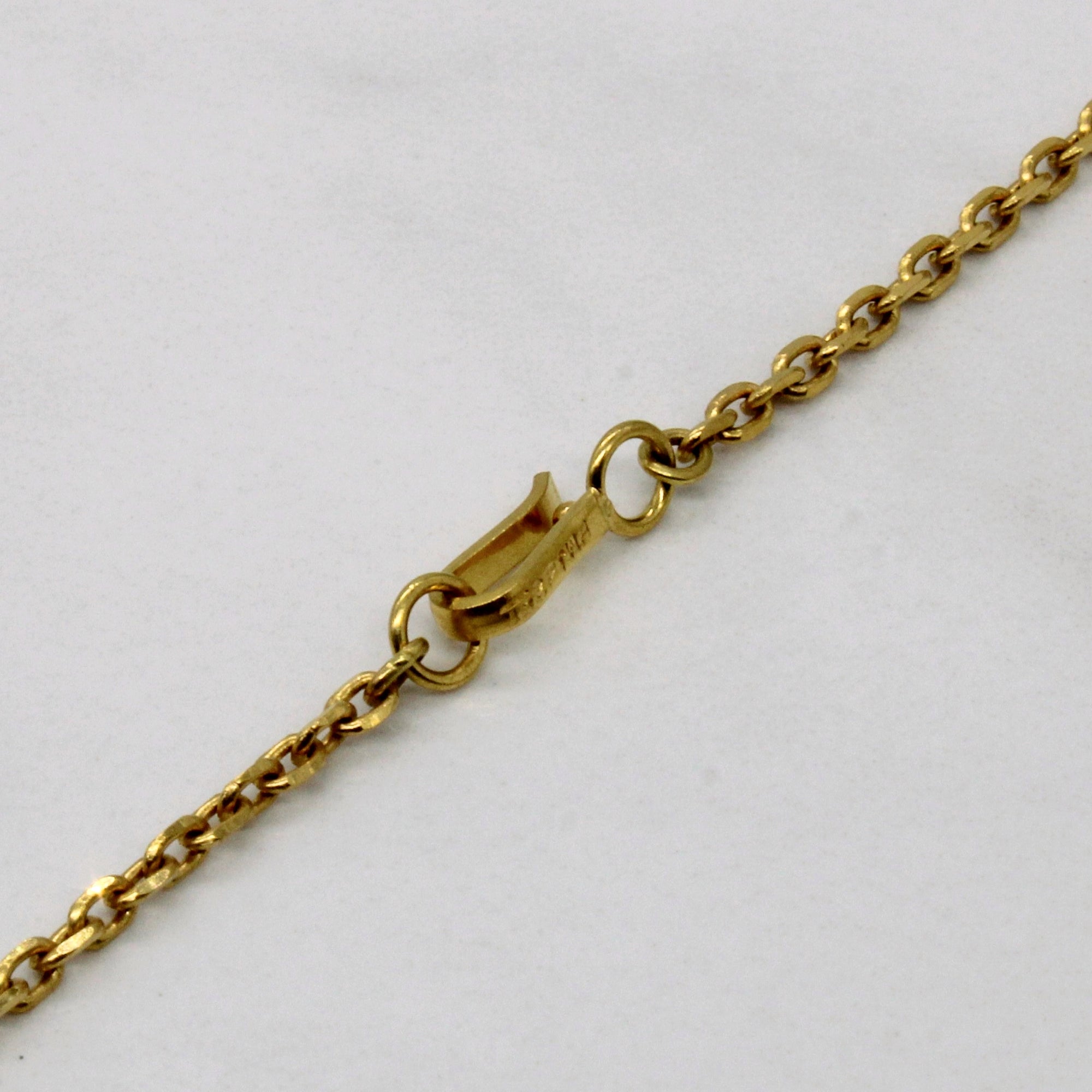 22k Yellow Gold Oval Link Chain | 20