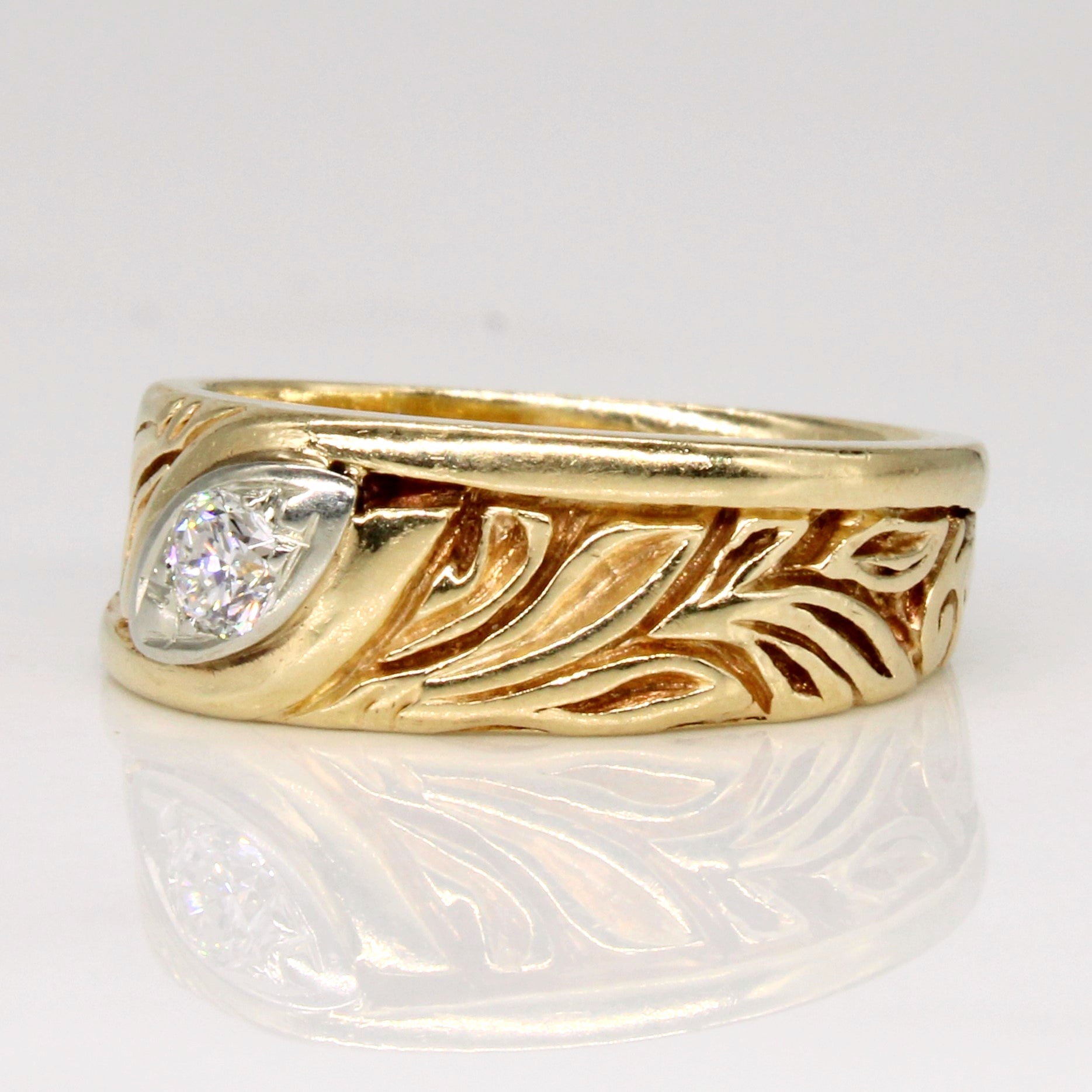 Ornate Diamond Ring | 0.15ct | SZ 6.25 |