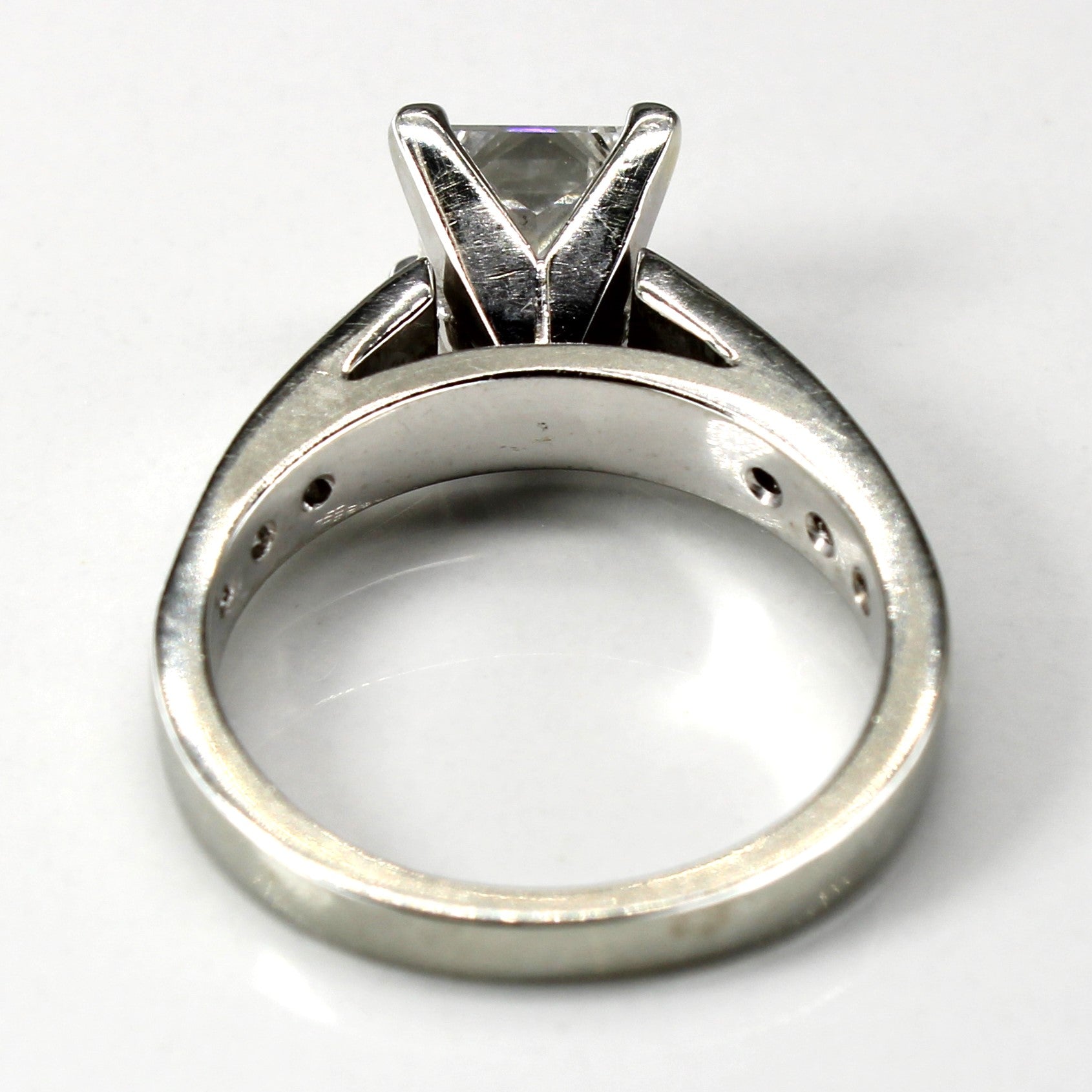 Princess Diamond with Accents Engagement Ring | 2.01ctw I1 G/H | SZ 6
