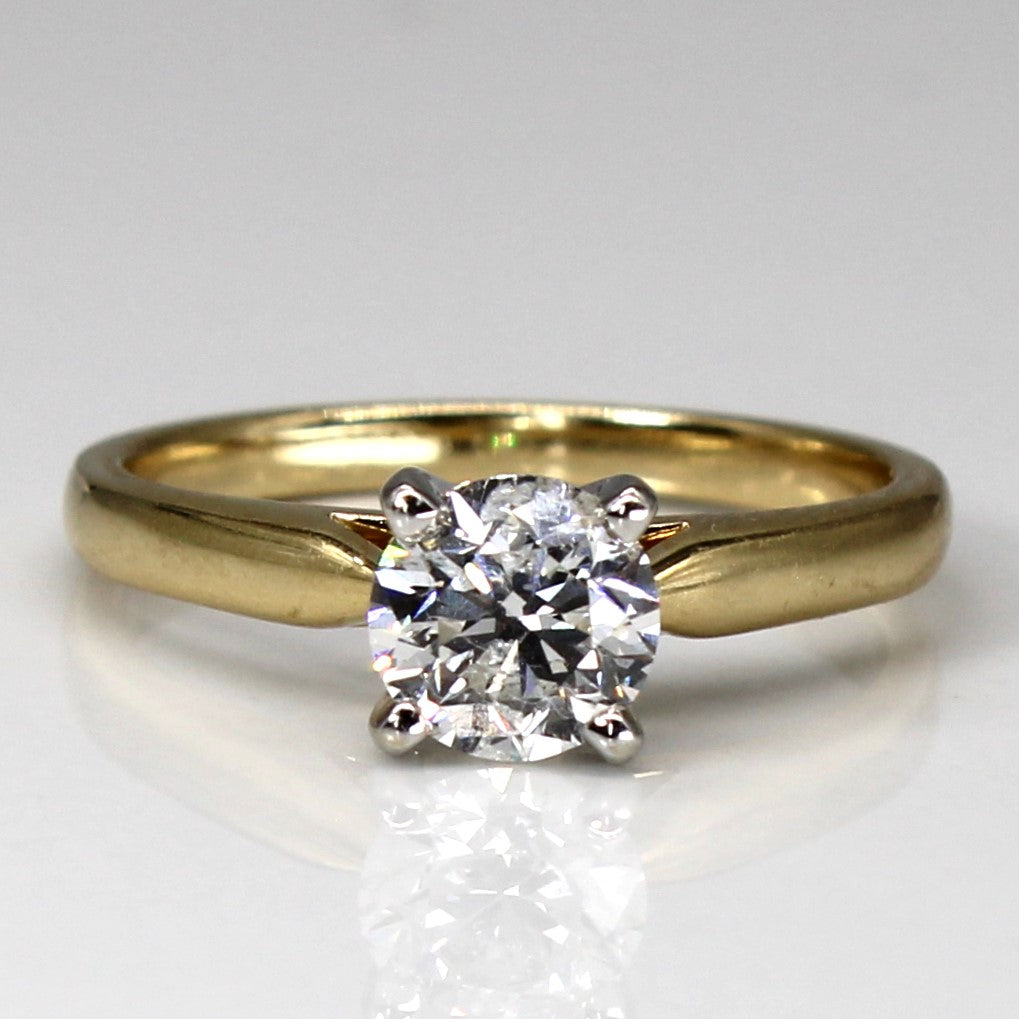 Solitaire Diamond Engagement Ring | 0.95ct I2 H | SZ 7 |